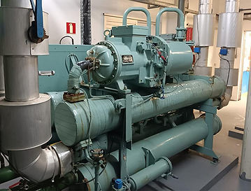 máquina utilizada em sistemas de climatização de incubatório avícola