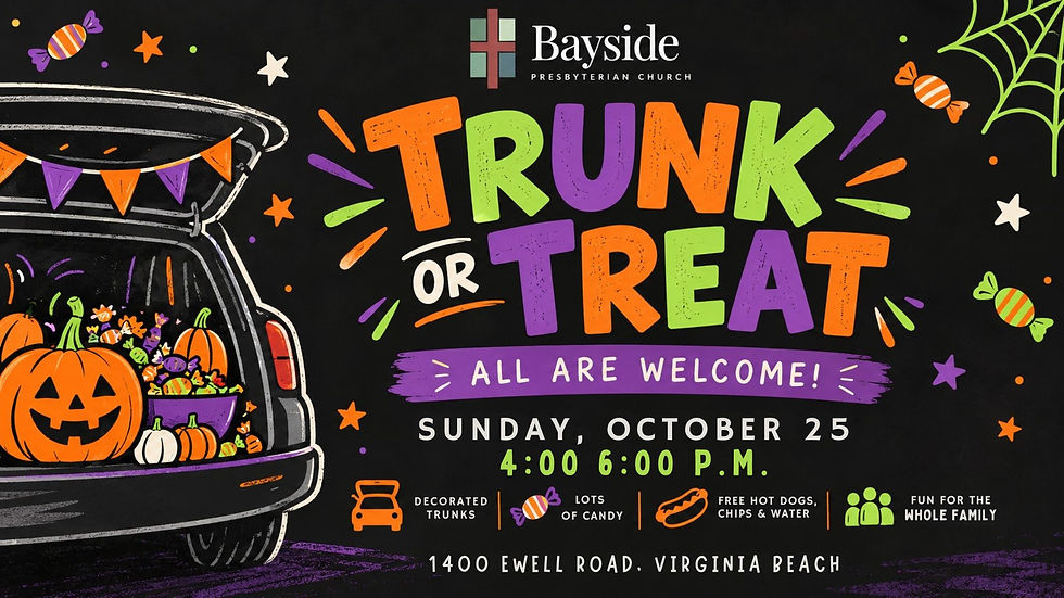 Trunk or Treat