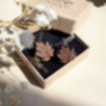 Boutons de manchettes FEUILLE