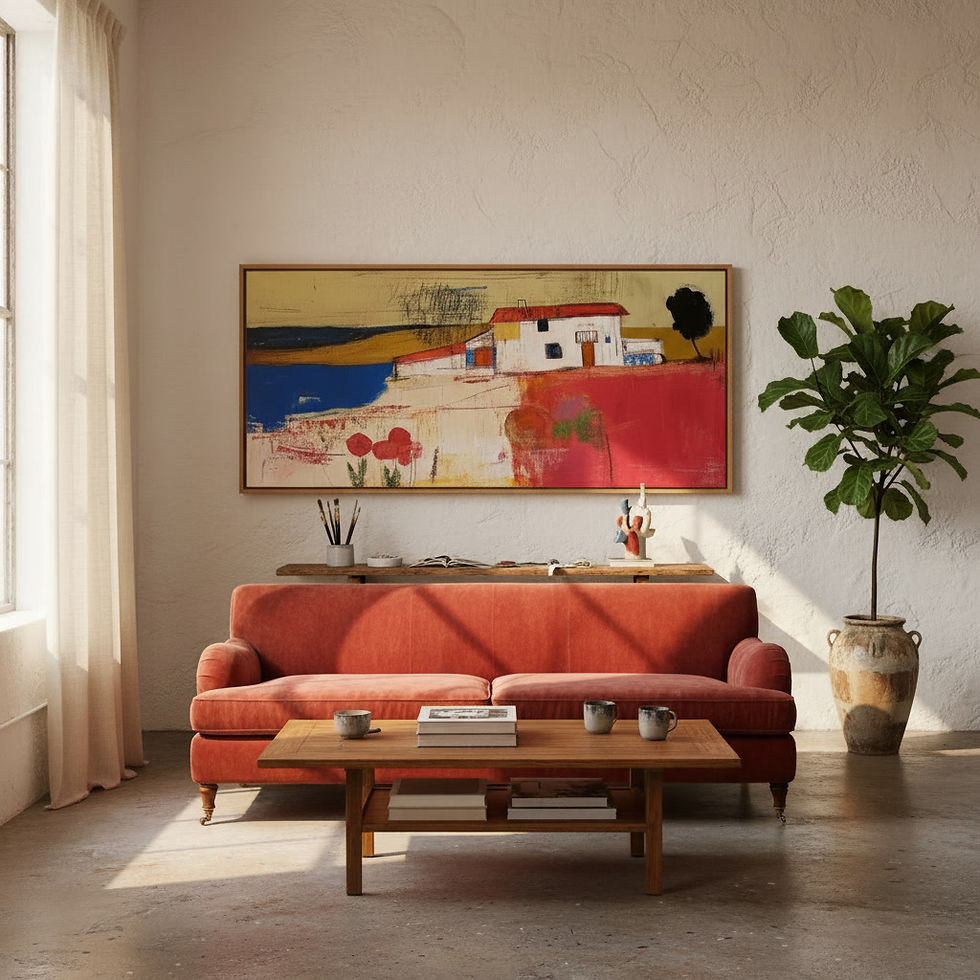 Thumbnail: Domestic Distortion - CONTEMPORARY Original Painting