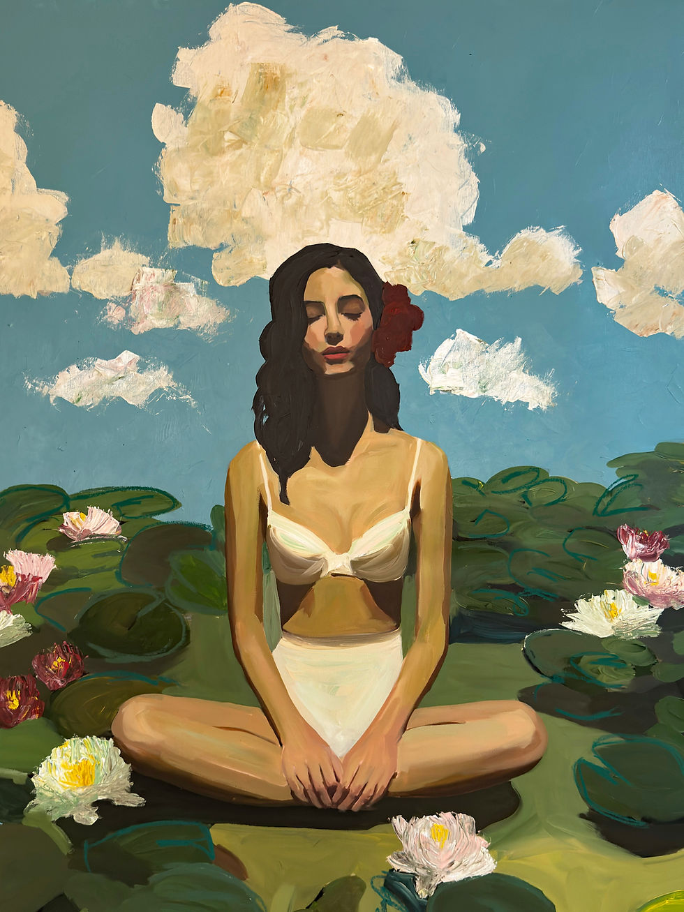 Thumbnail: Lily's Meditation - Original Painting