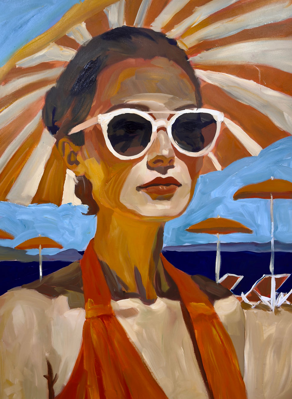 Sand and silence Canvas Print