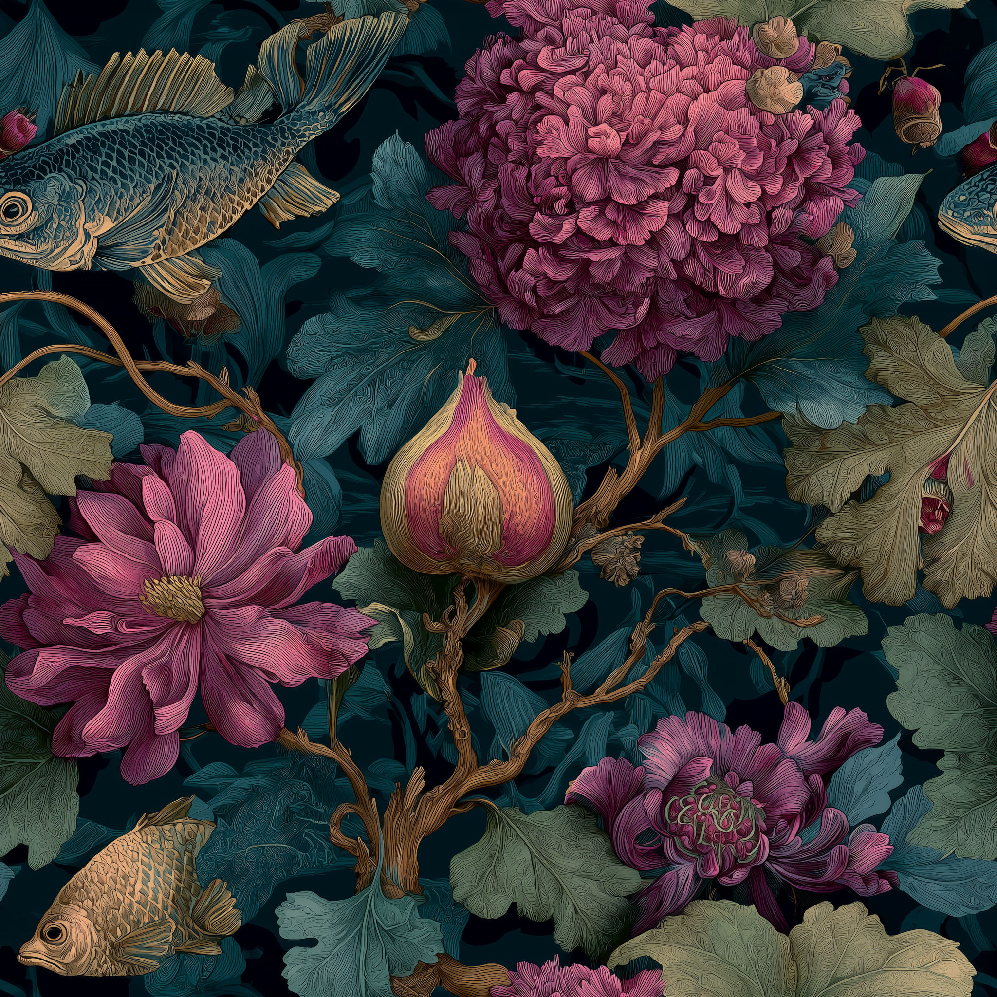 Brocade Bloom