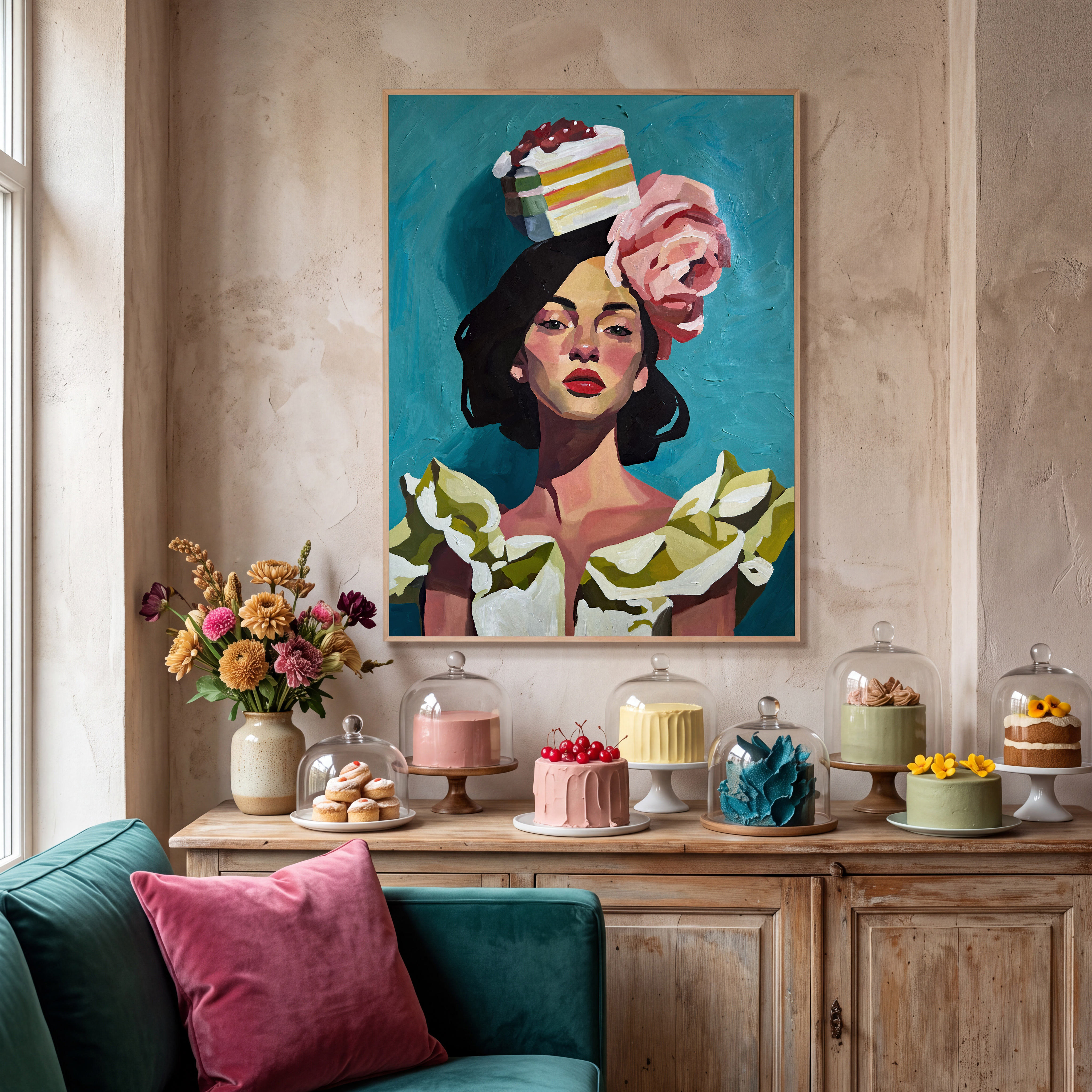 Let Them Eat Cake - Original Painting