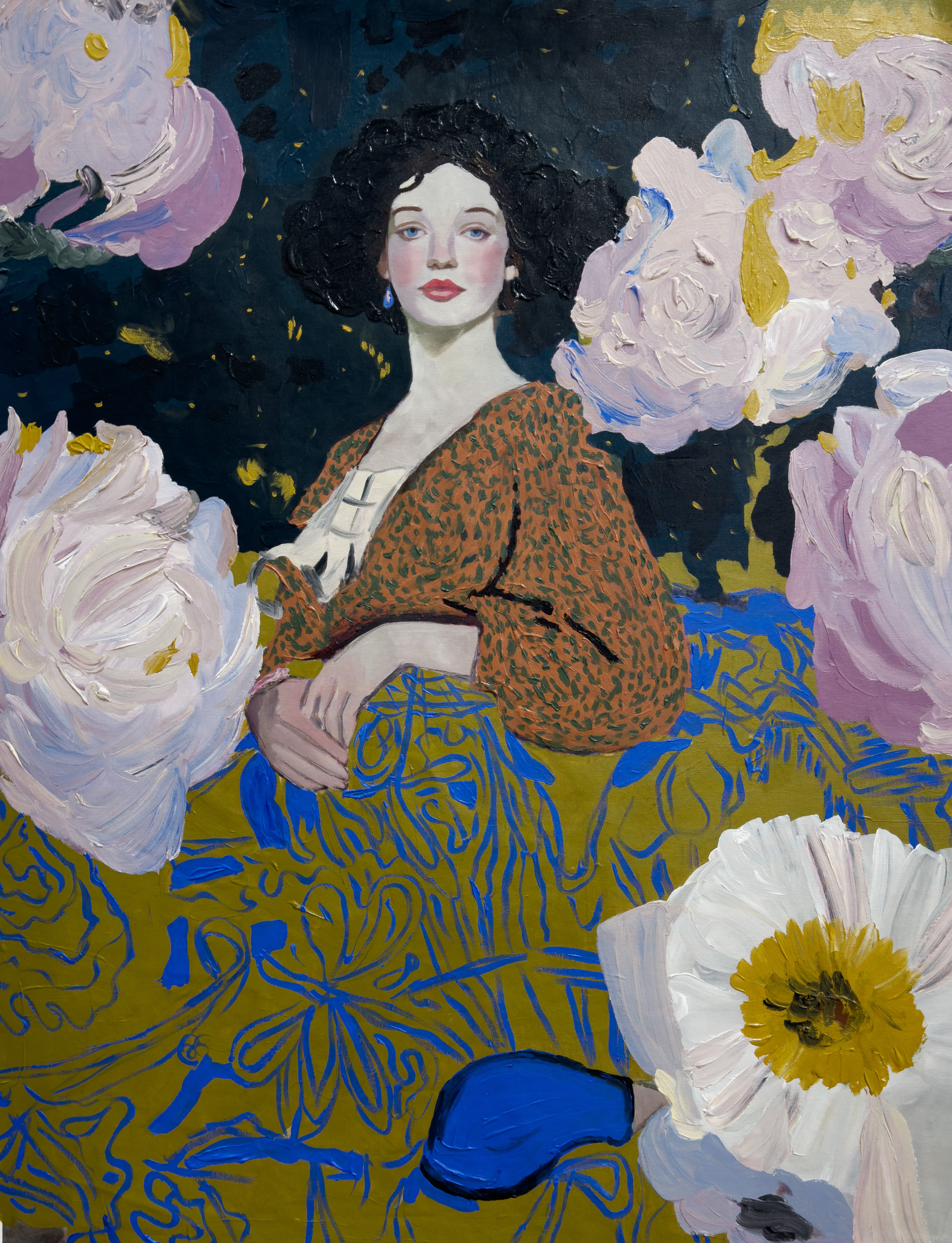 Midnight Petals - Small Print