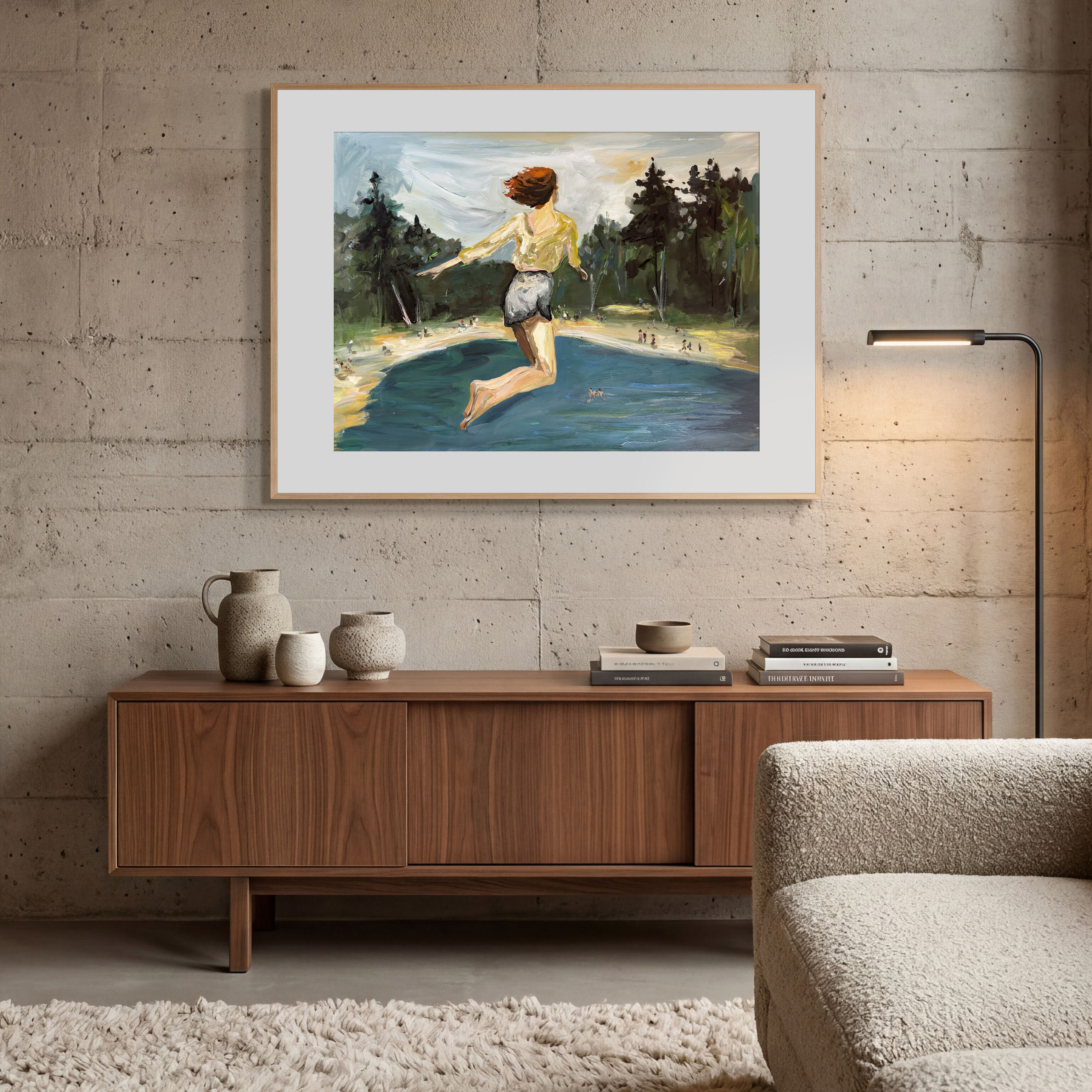 Leaping In - Paper Print