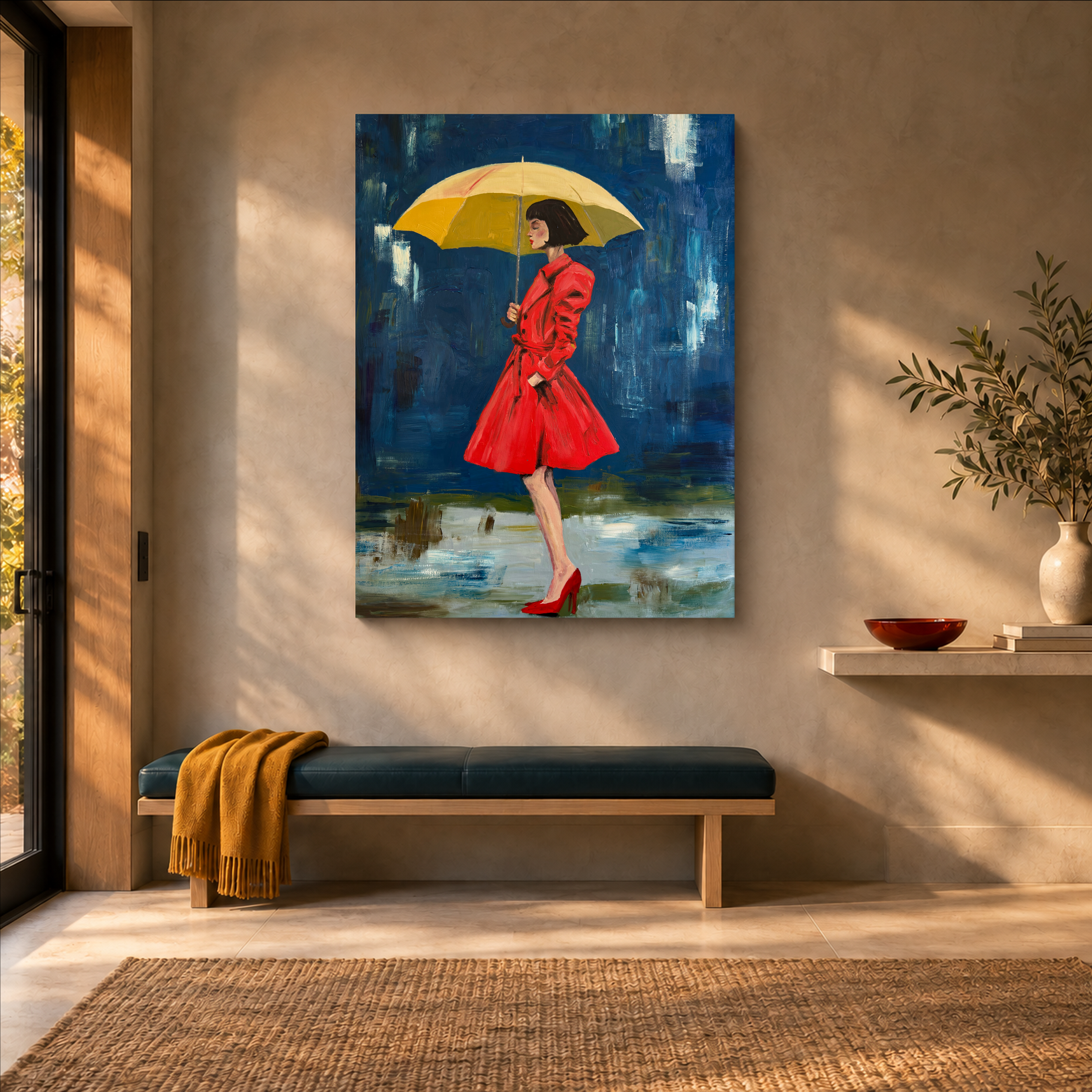 Parasol Promanade - Canvas Print
