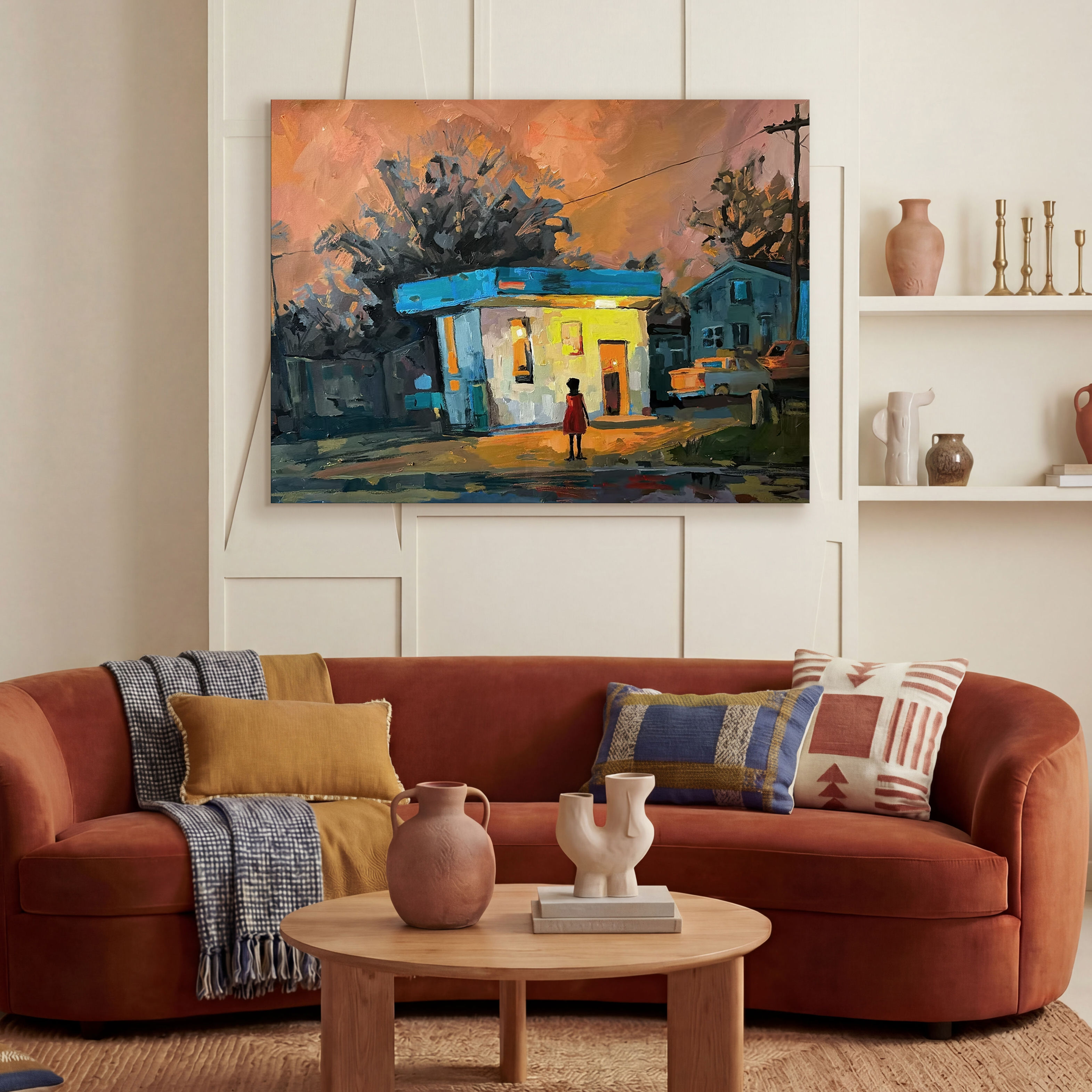 Home Town - Canvas Print