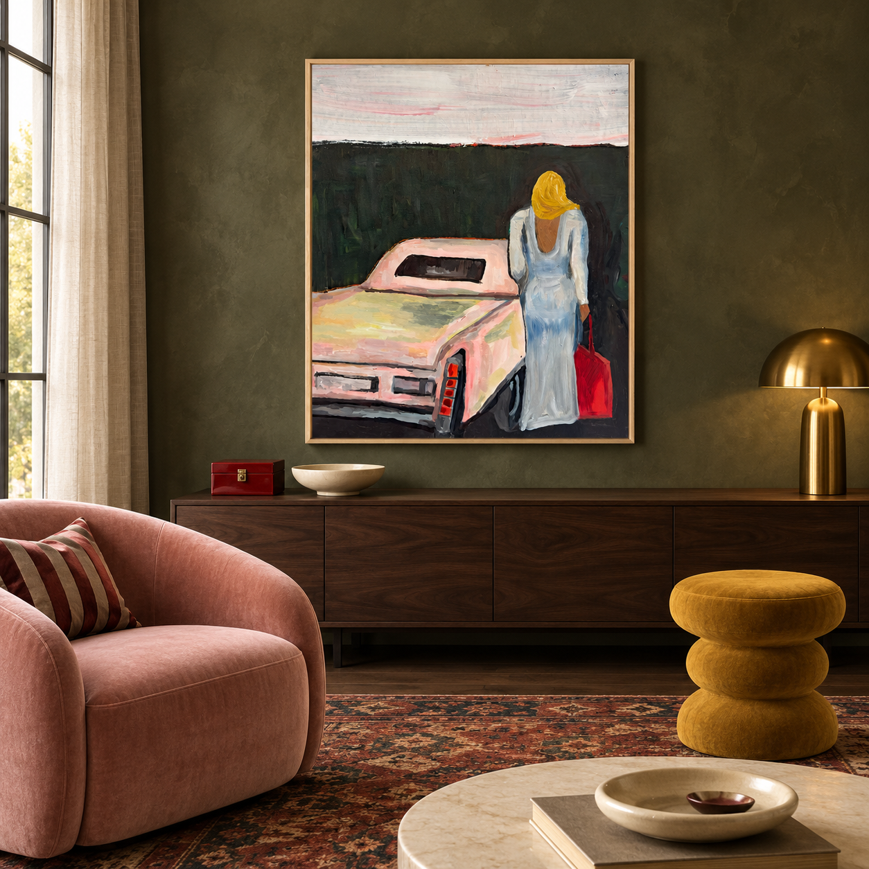 BG 18 - I Was Never Staying - Original Painting