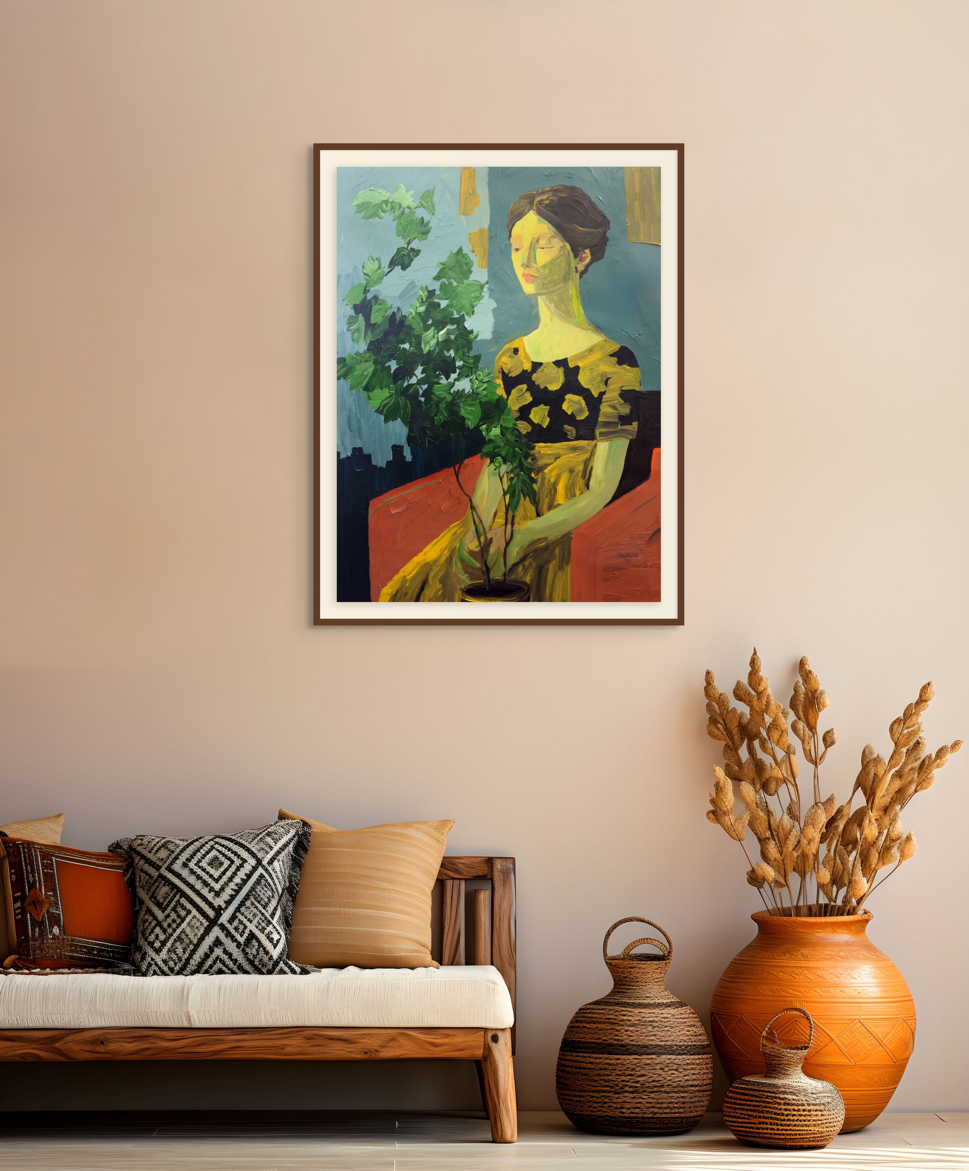 A girl who grows limited edition print