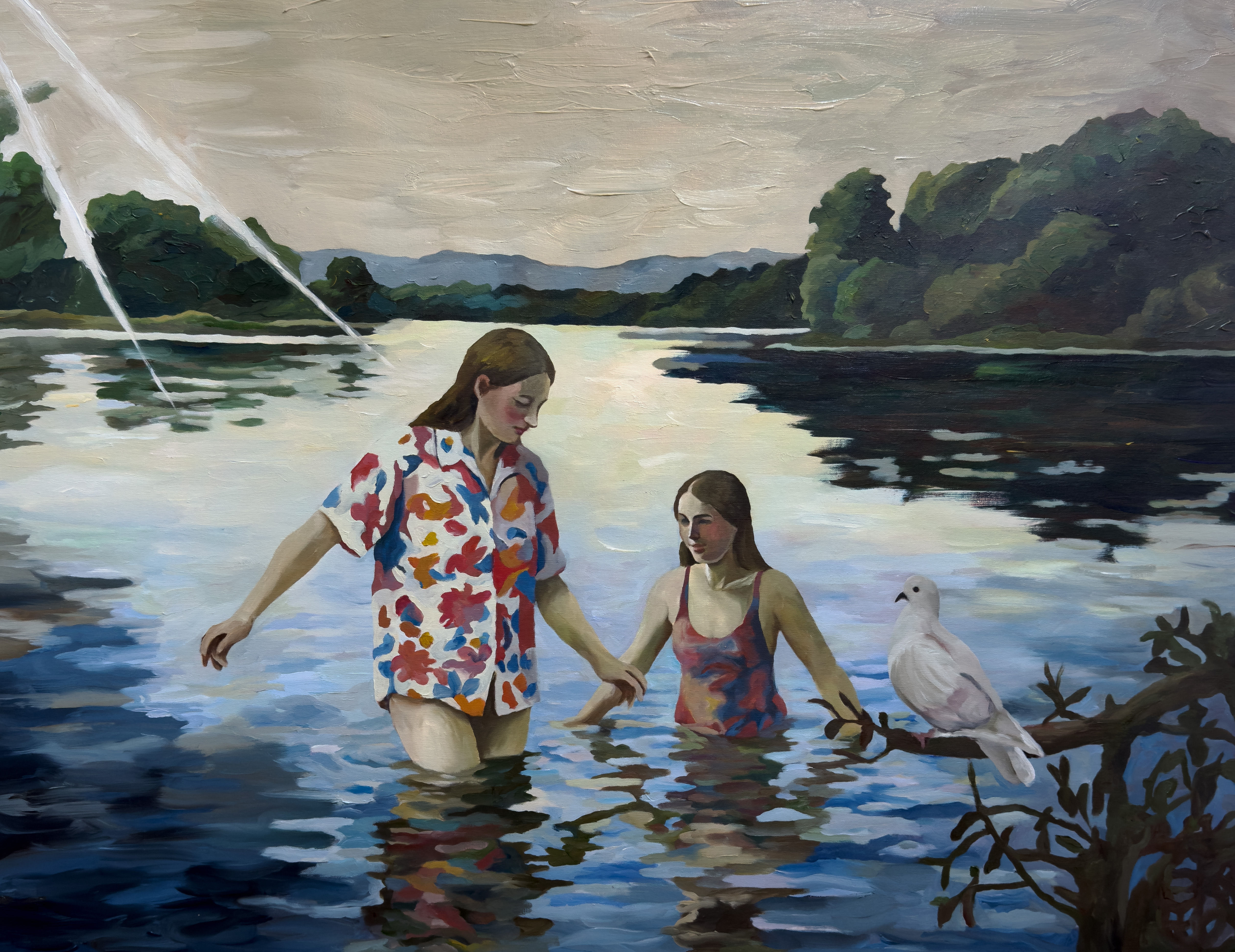 Waves of laughter Canvas Print