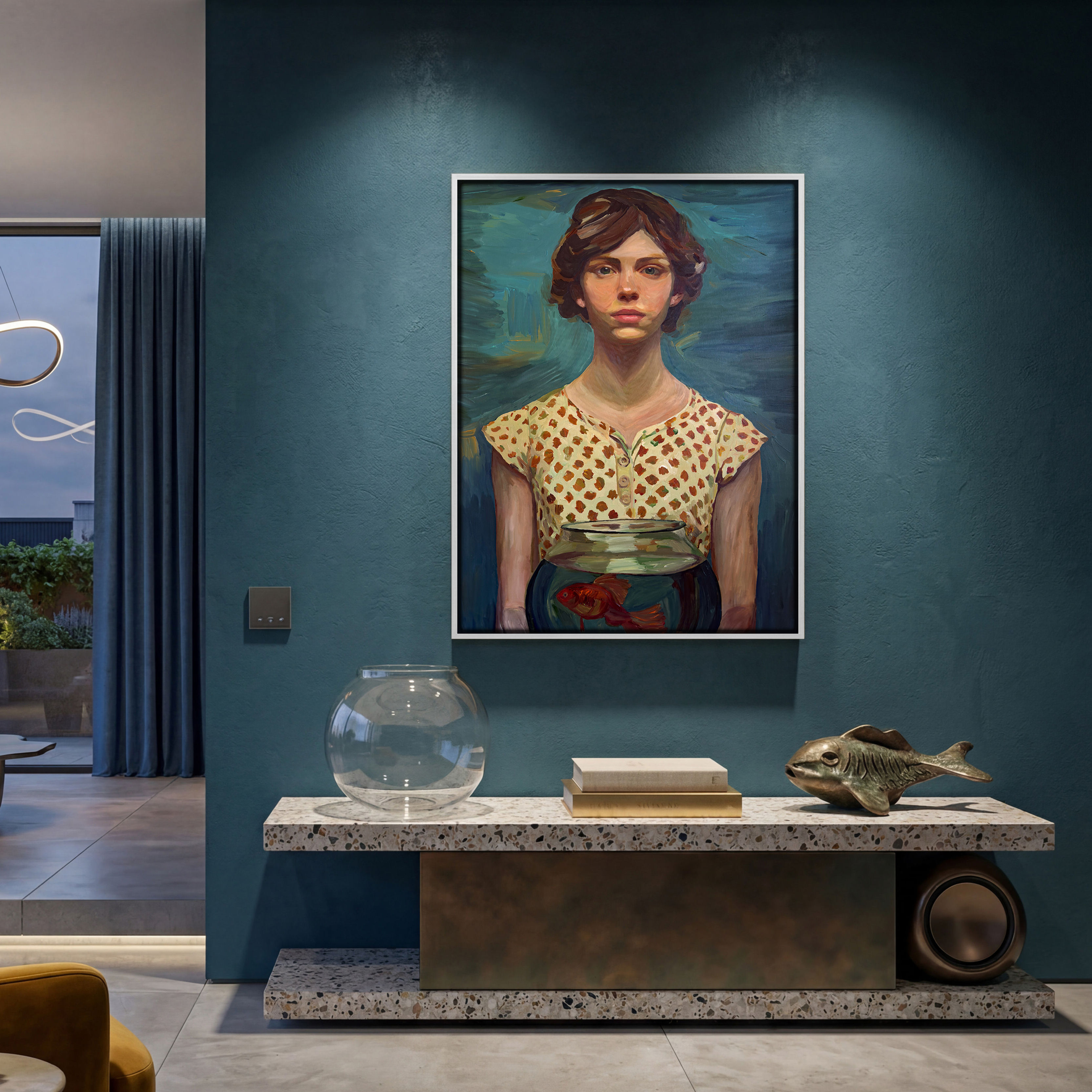 Aqua Couteur - Canvas