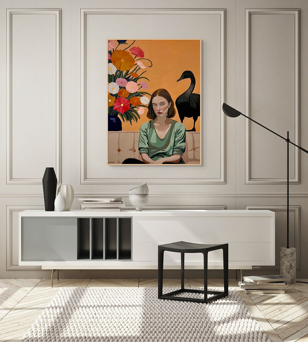Thumbnail: Among beauty Canvas Print