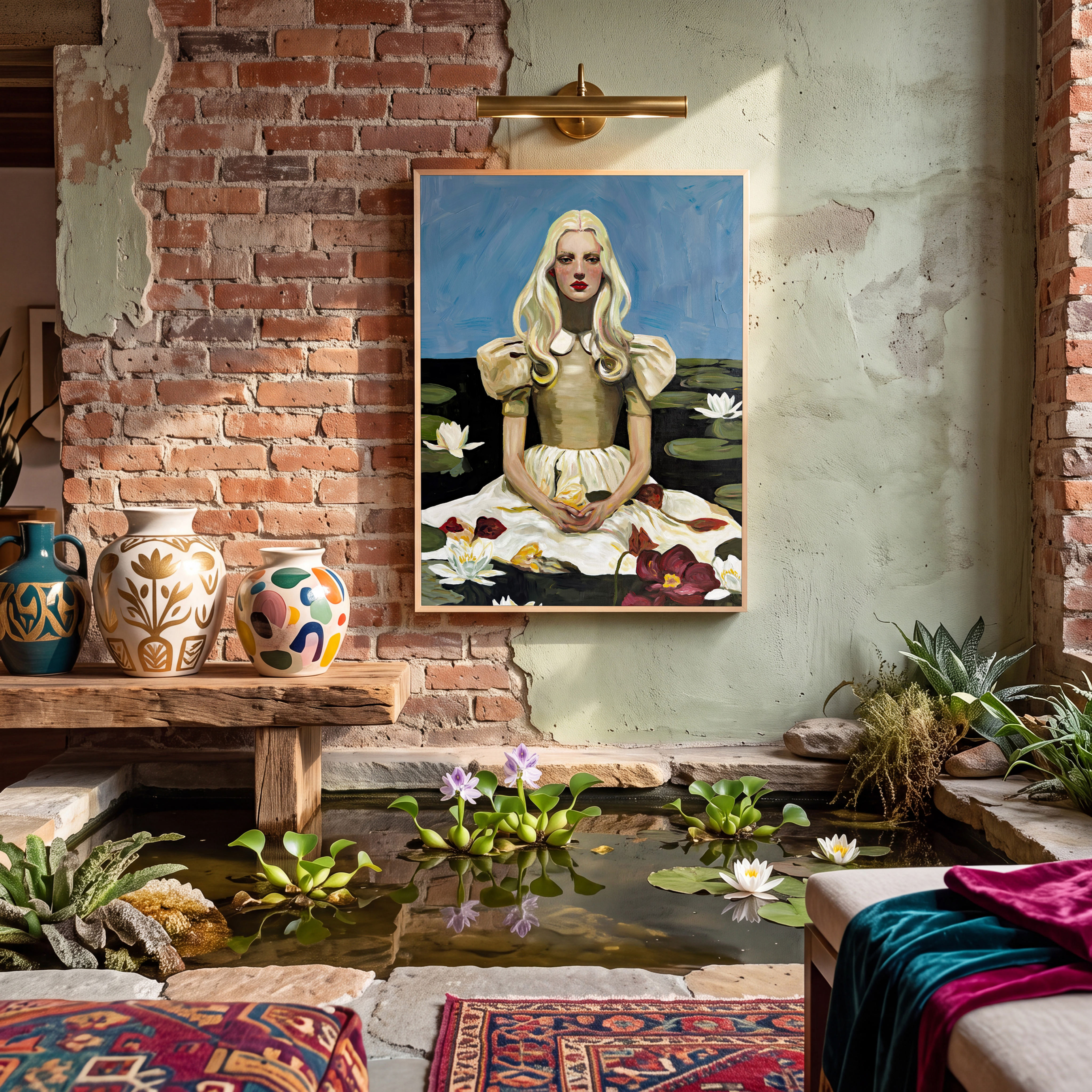 House of Lilies - Original Painting