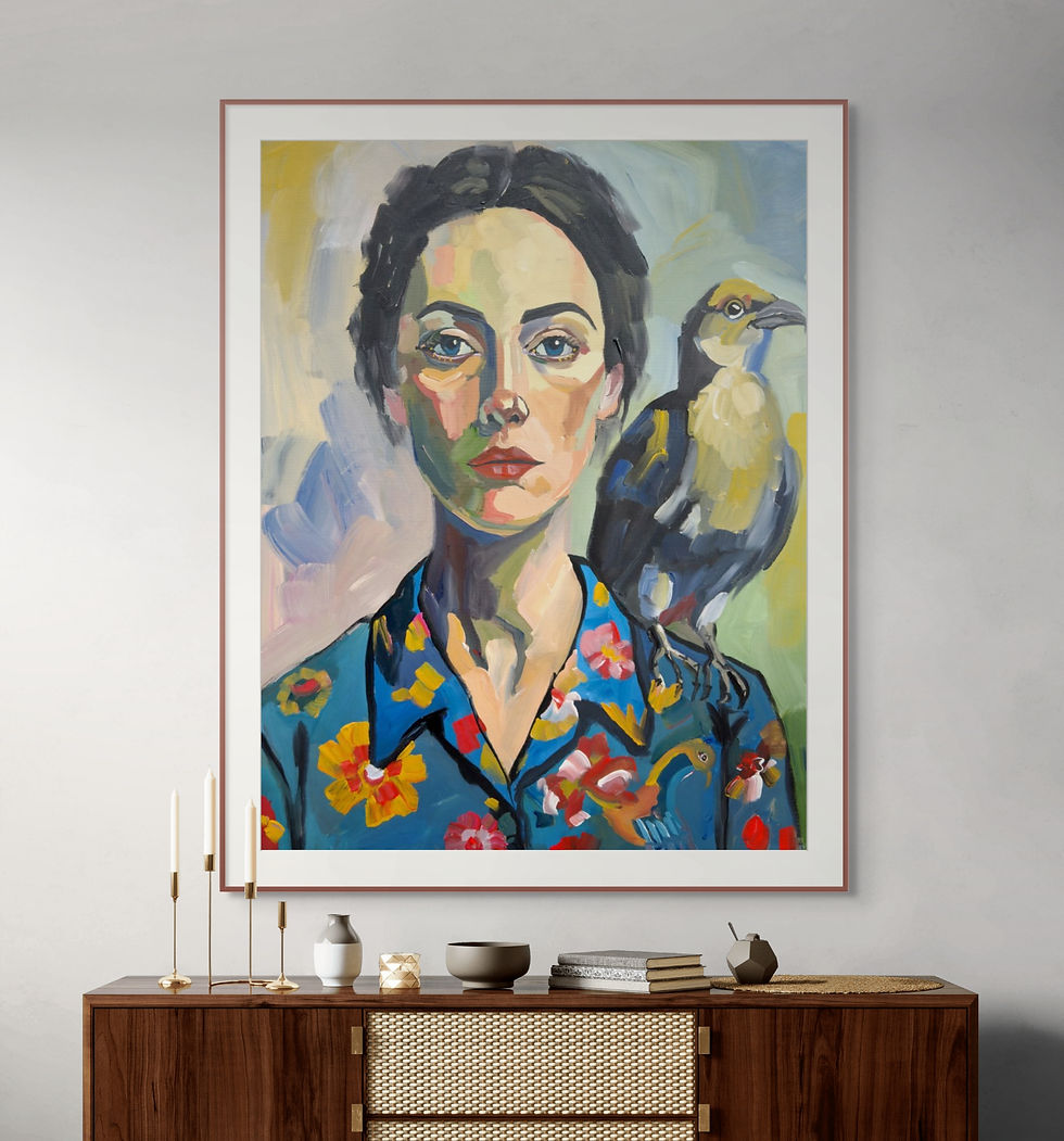 Thumbnail: On my shoulder  Limited Edition Print
