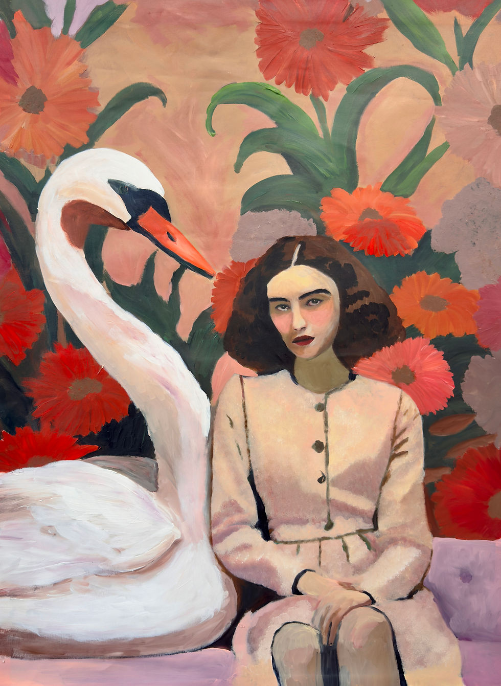 The swan secret Original Painting