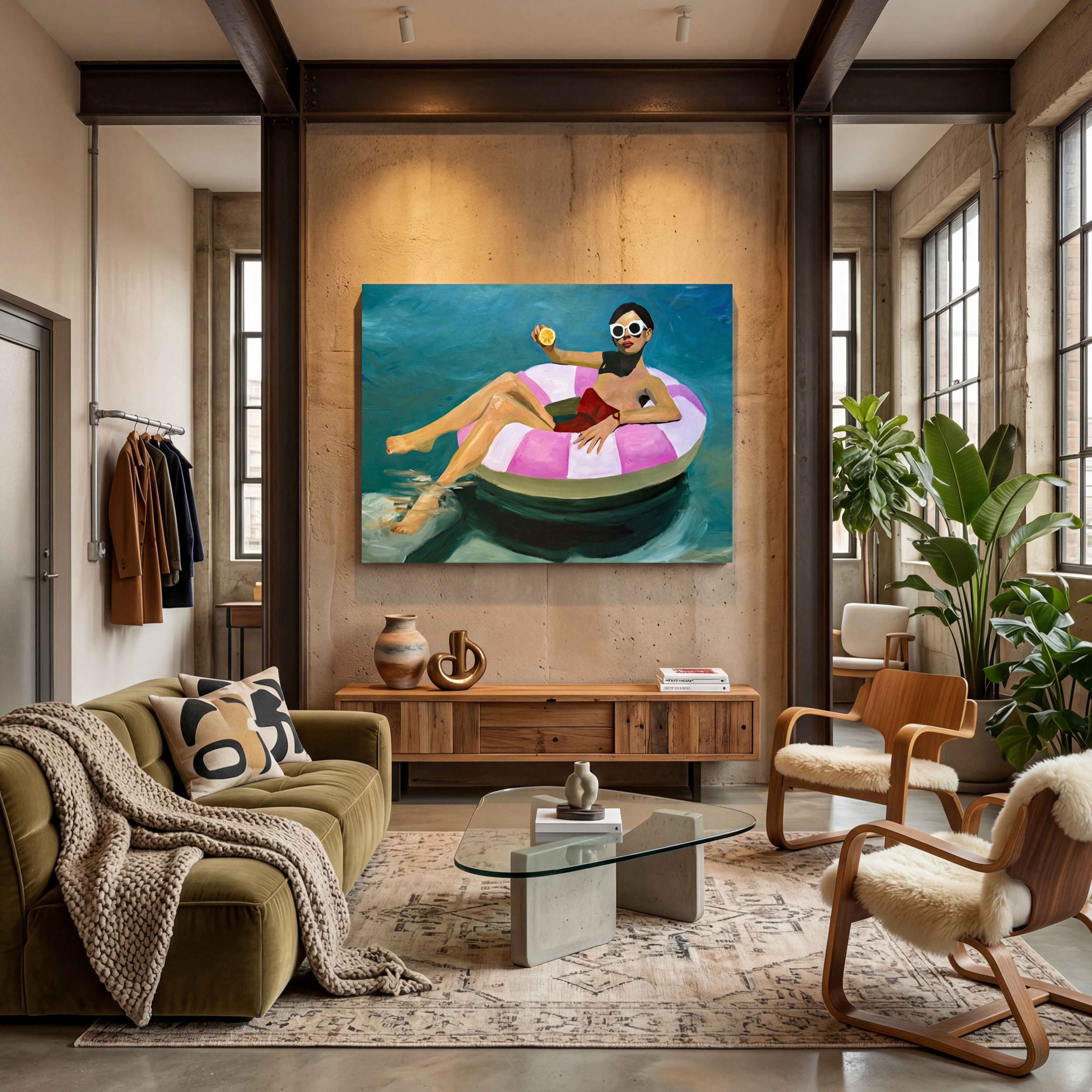 Chic Riviera - Canvas Print