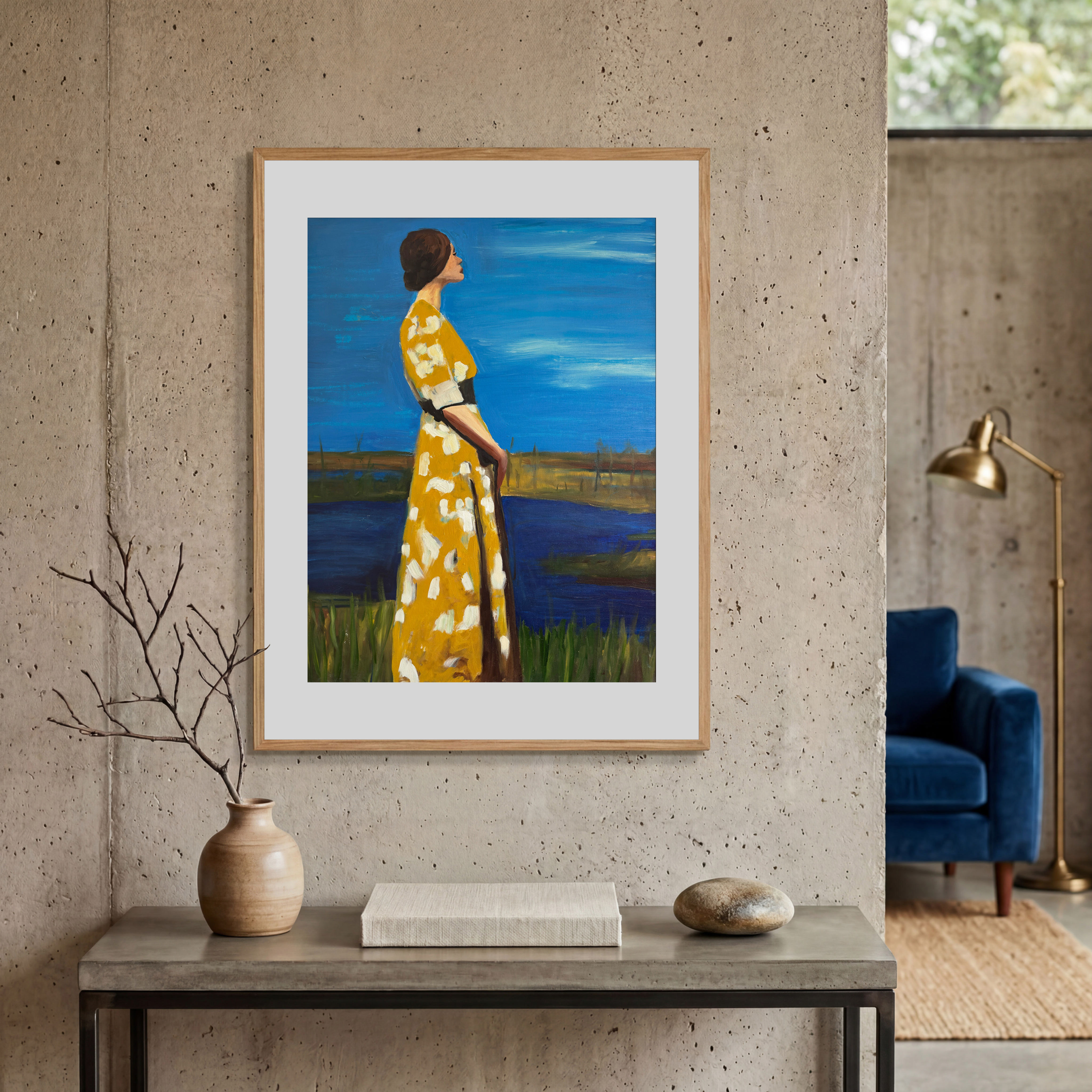 Winding River Wait - Paper Print