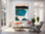Thumbnail: Cerulean Shores - Original Painting