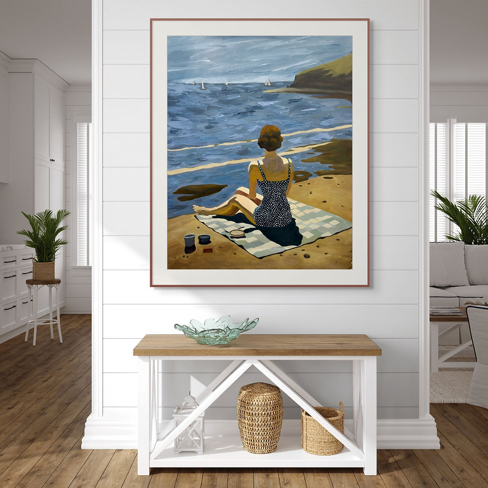 Thumbnail: Sea and solitude Limited Edition Print
