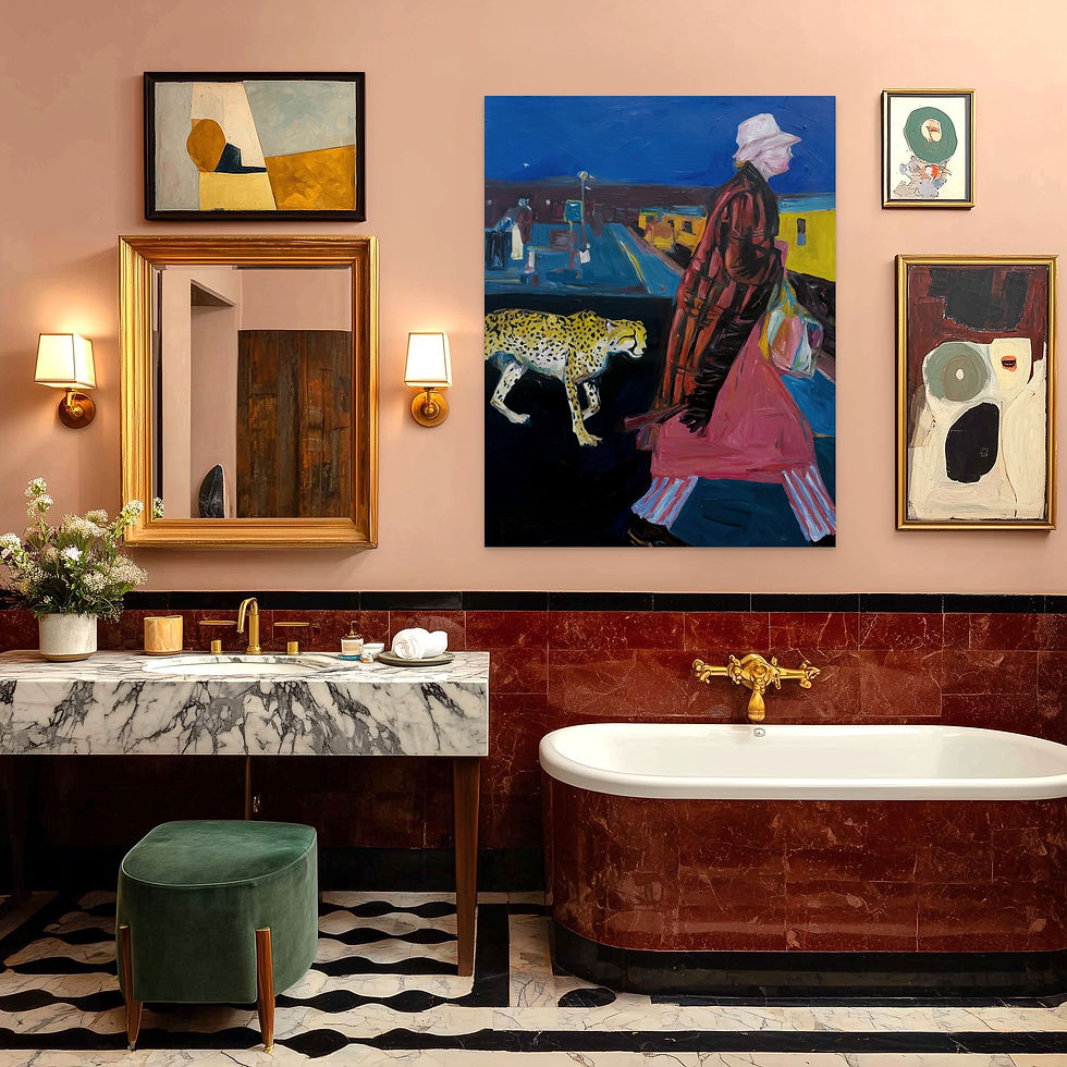 Thumbnail: Urban hunt  - Canvas print