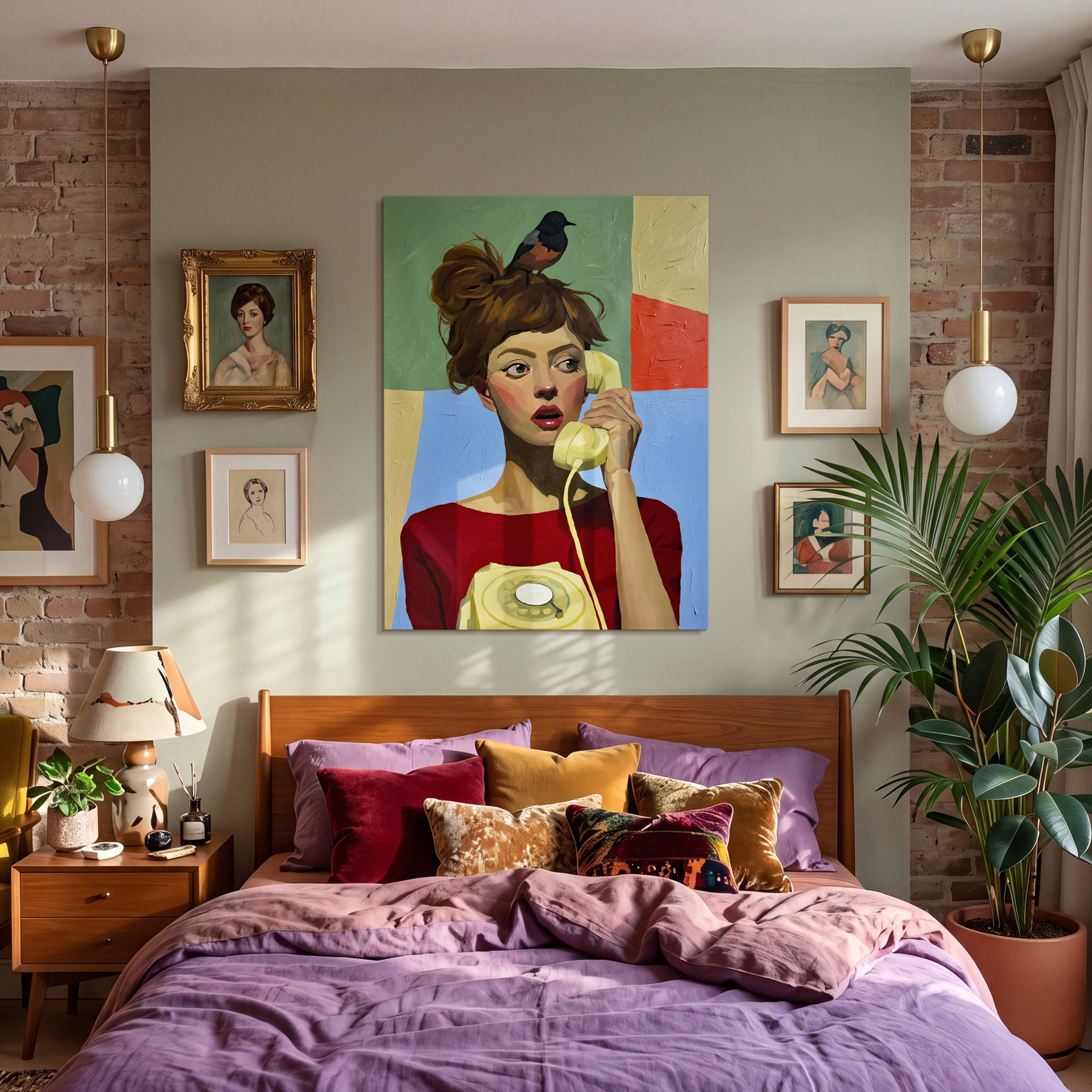 Gossip Queen - Canvas Print