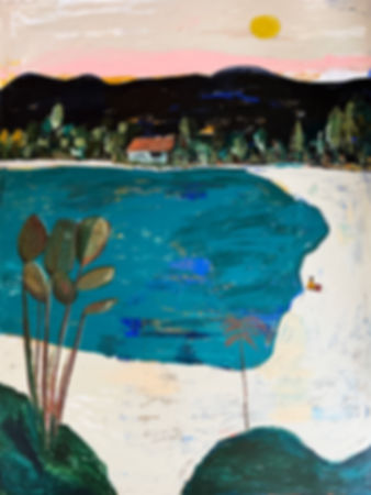 Cerulean Shores - Original Painting