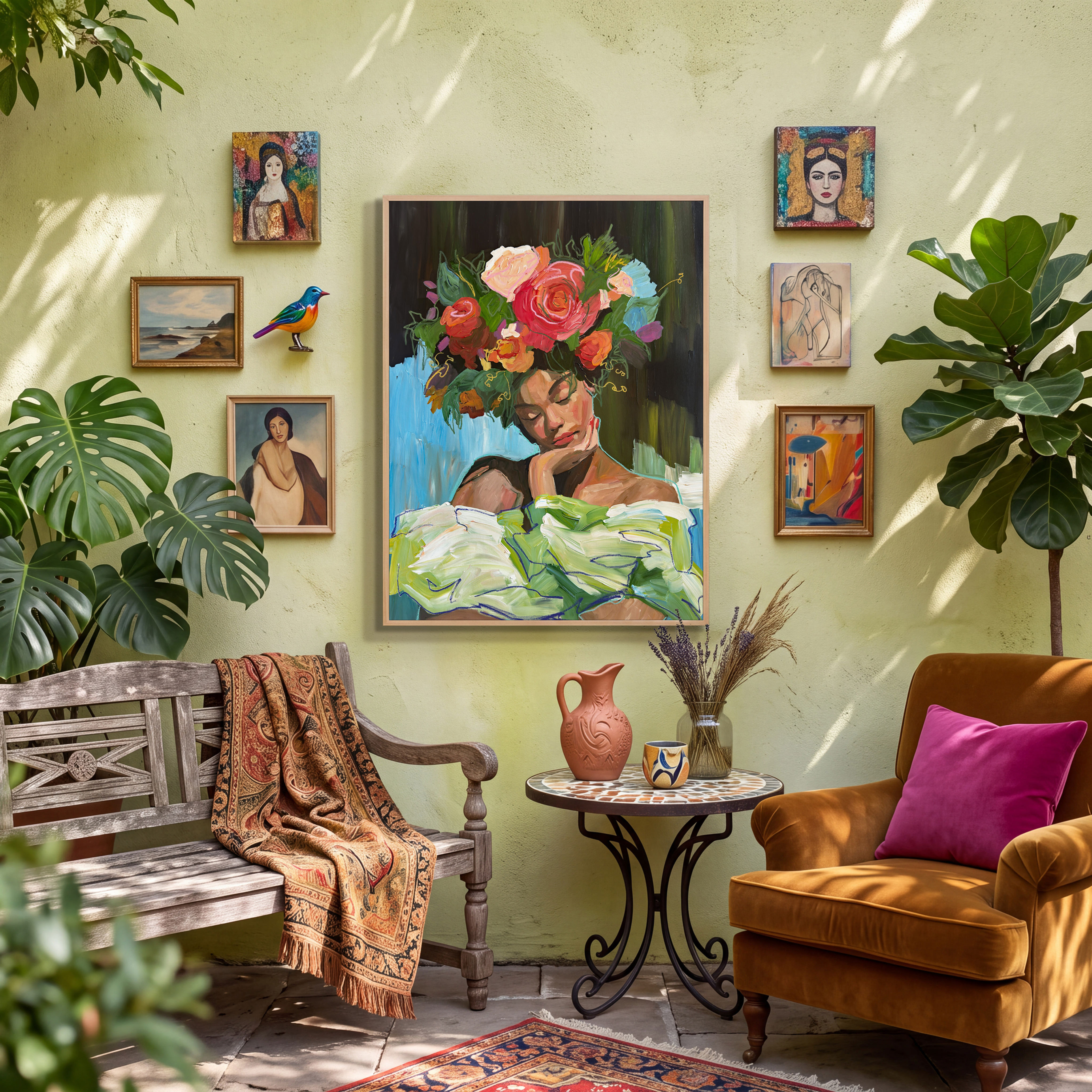 Pause in Petals - Original Painting