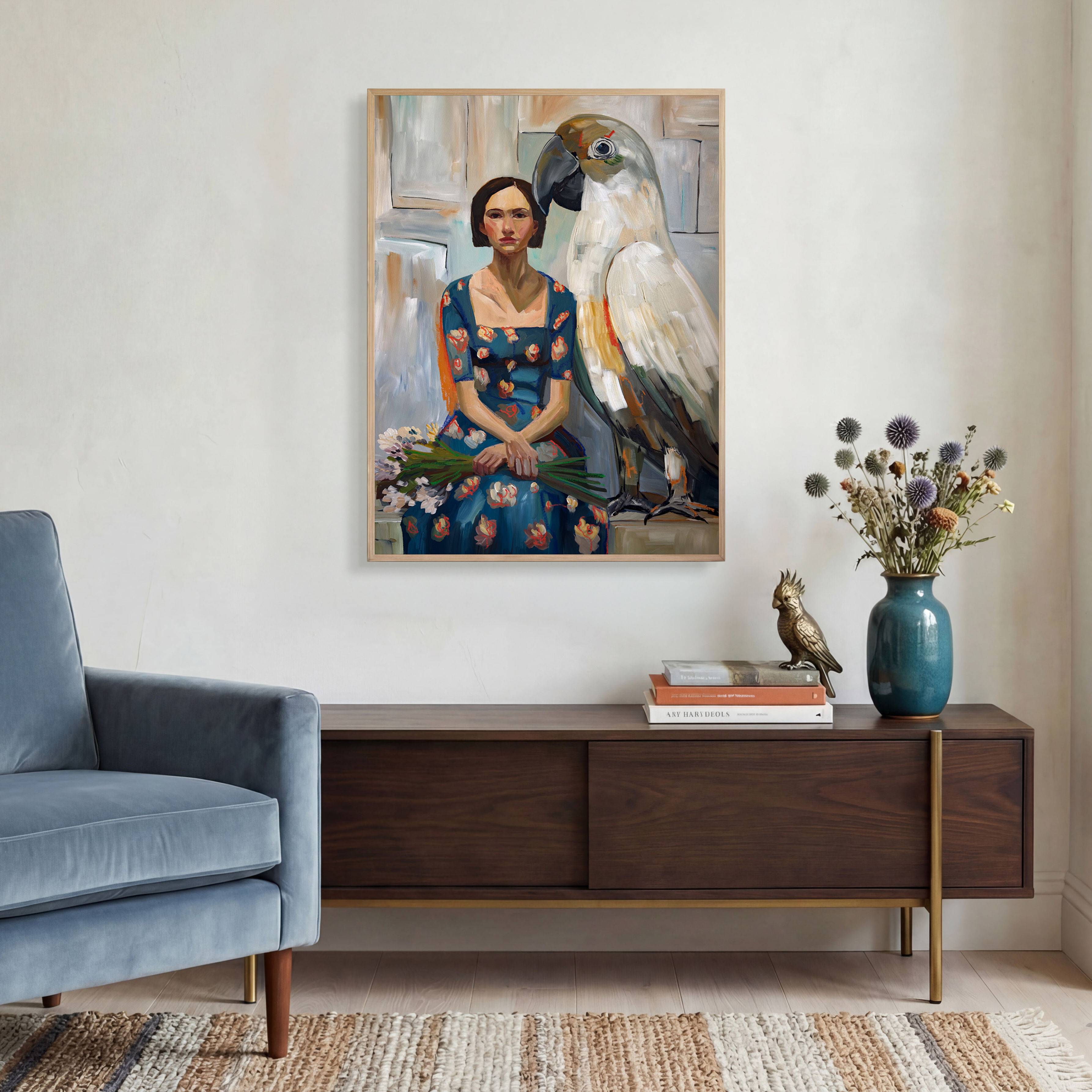 Parakeet Protector - Canvas Print*