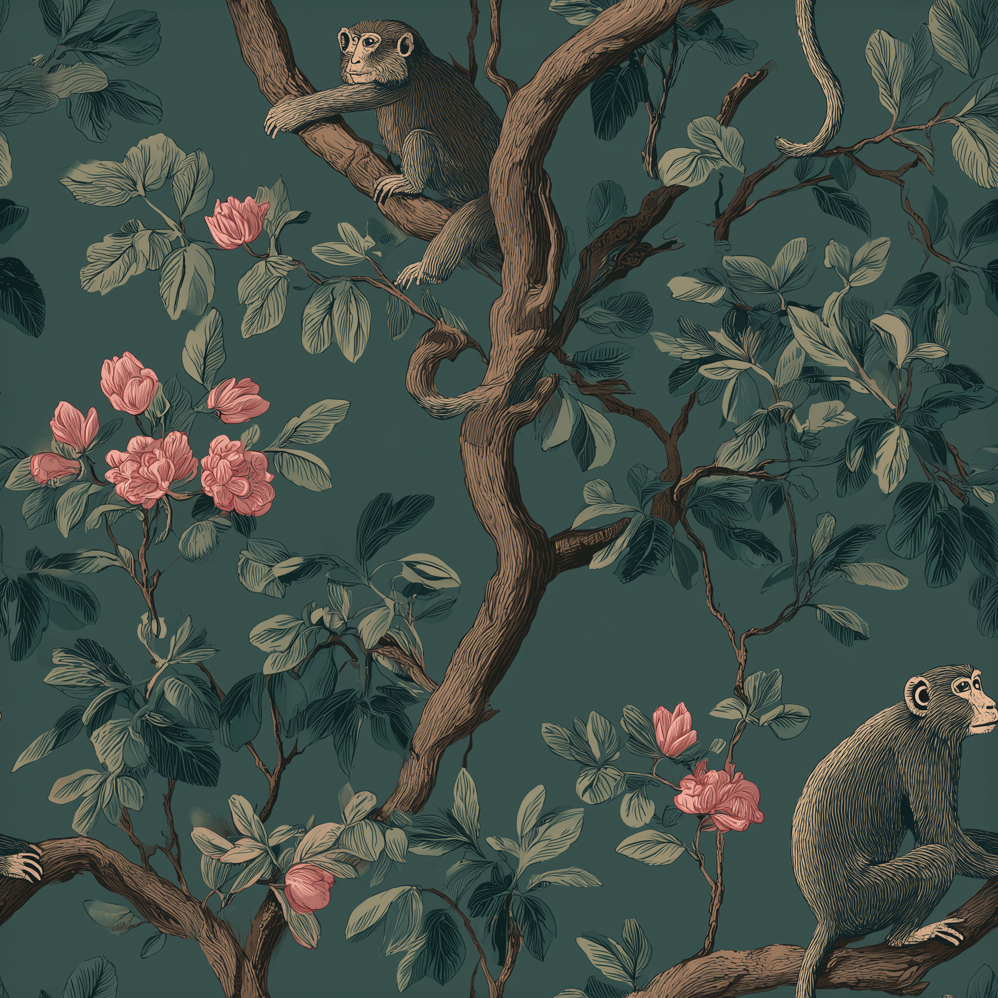 Monkey and Magnolia