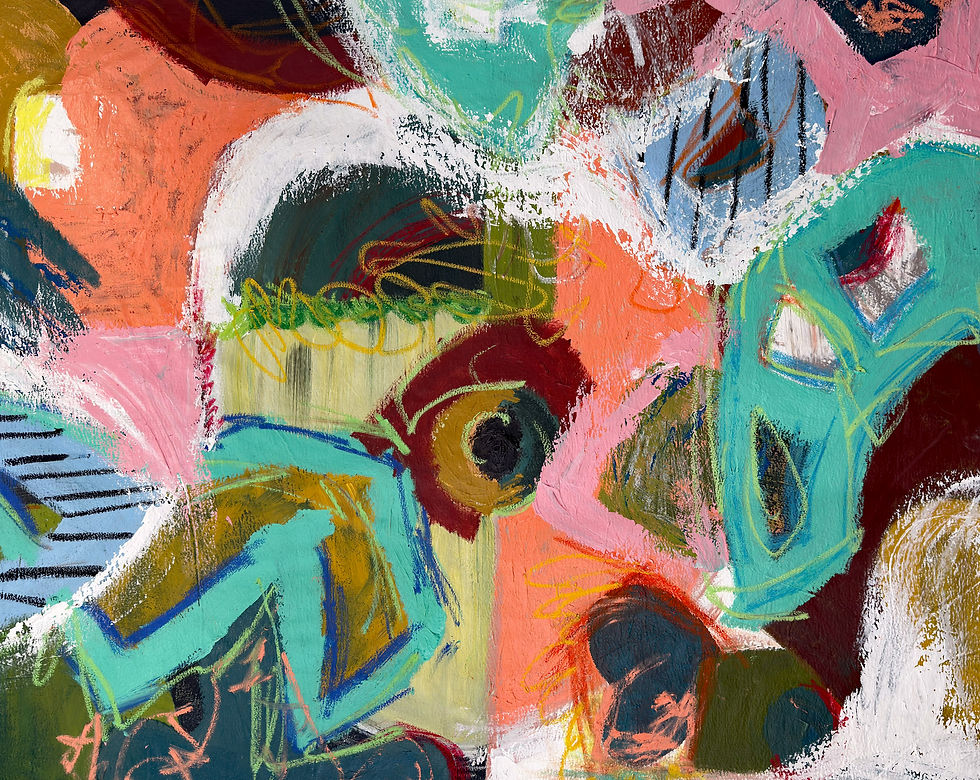 Thumbnail: Split Equilibrium - UNFRAMED ABSTRACT Painting