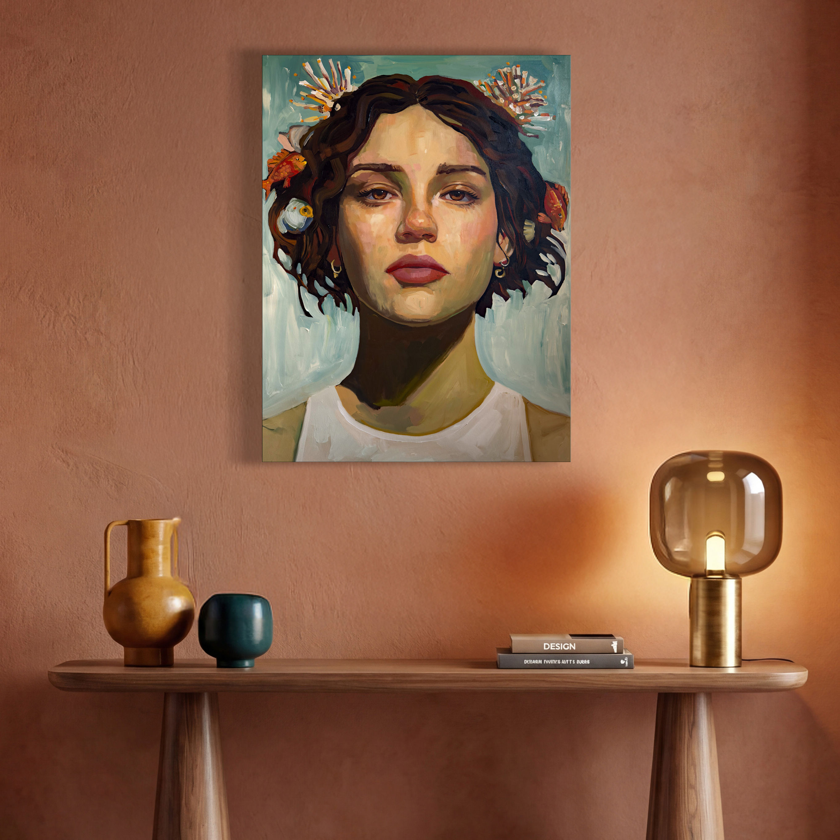 Deep Sea Crown - Canvas Print