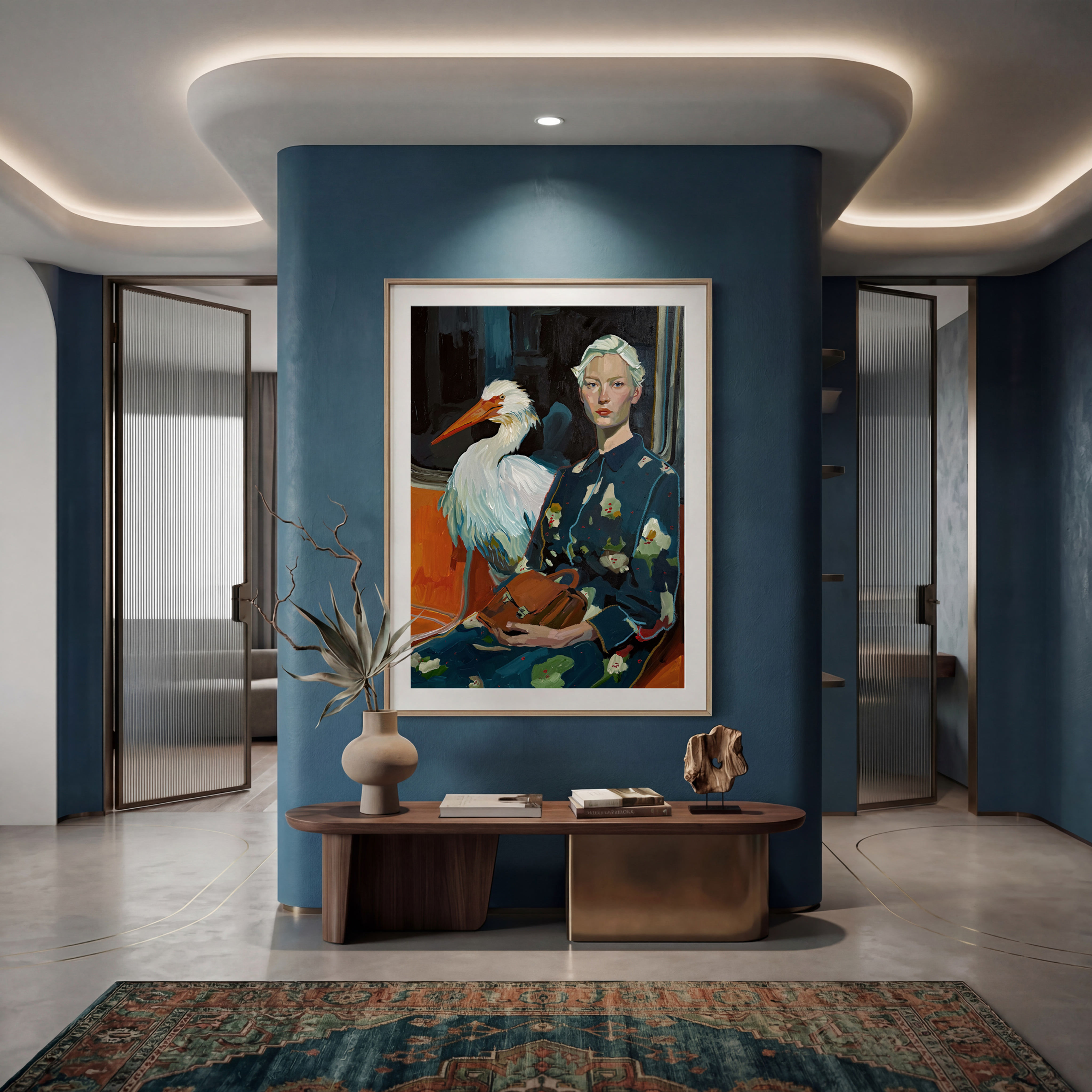 Stork Travels - Limited Edition Print