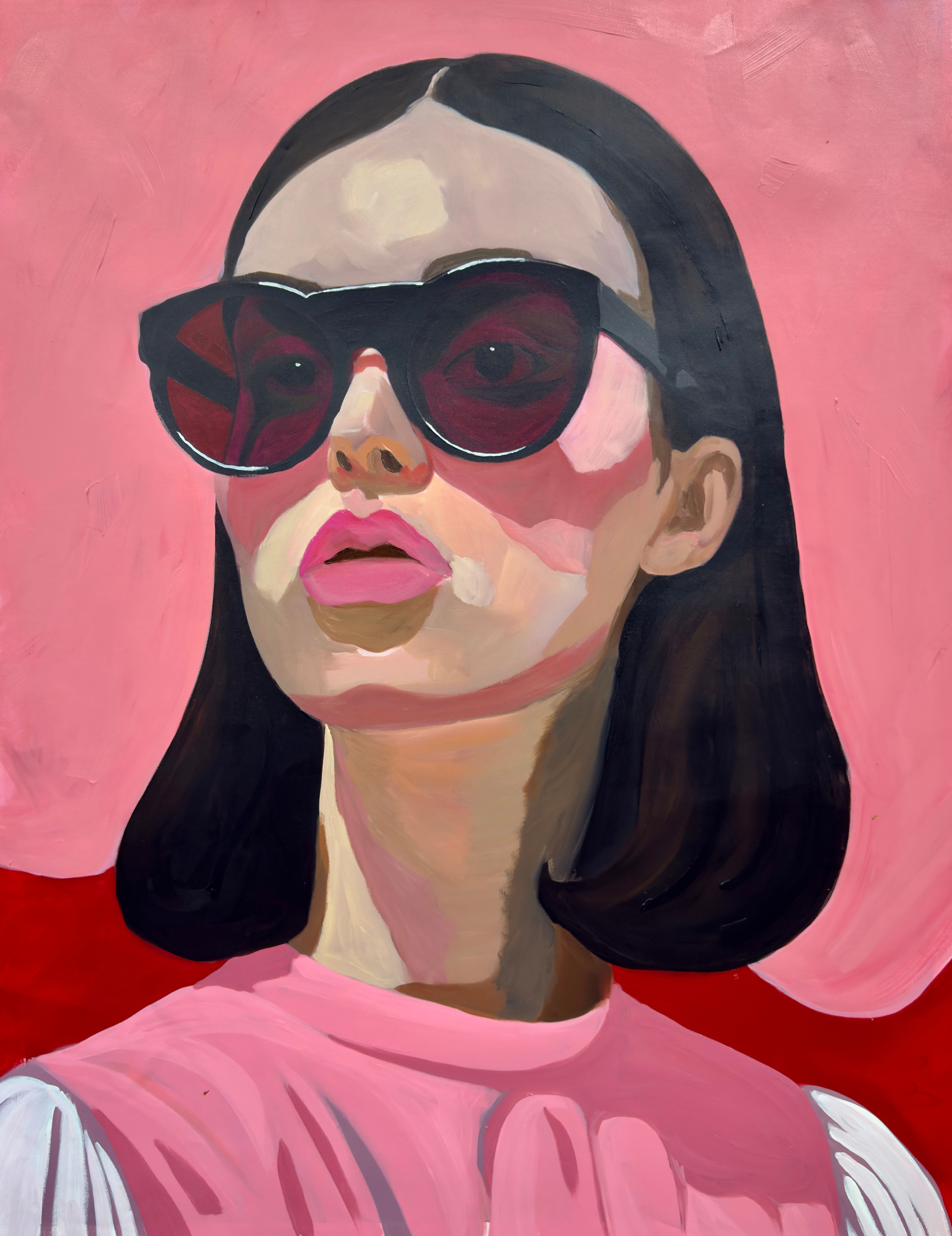 Pink heat Original Painting