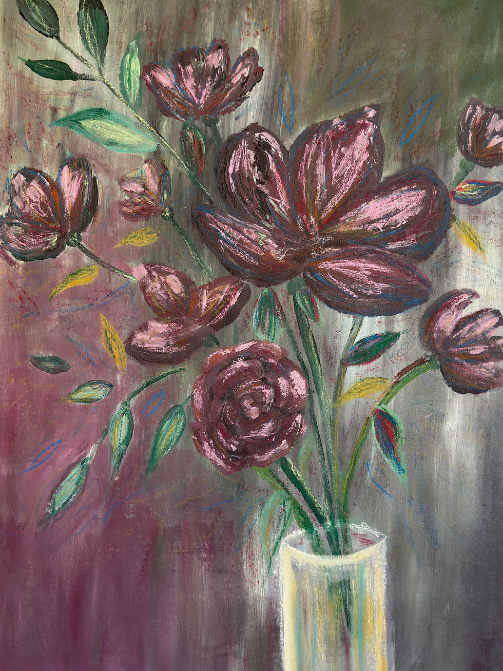 Thumbnail: Dawn in the Garden - CONTEMPORARY Original Painting