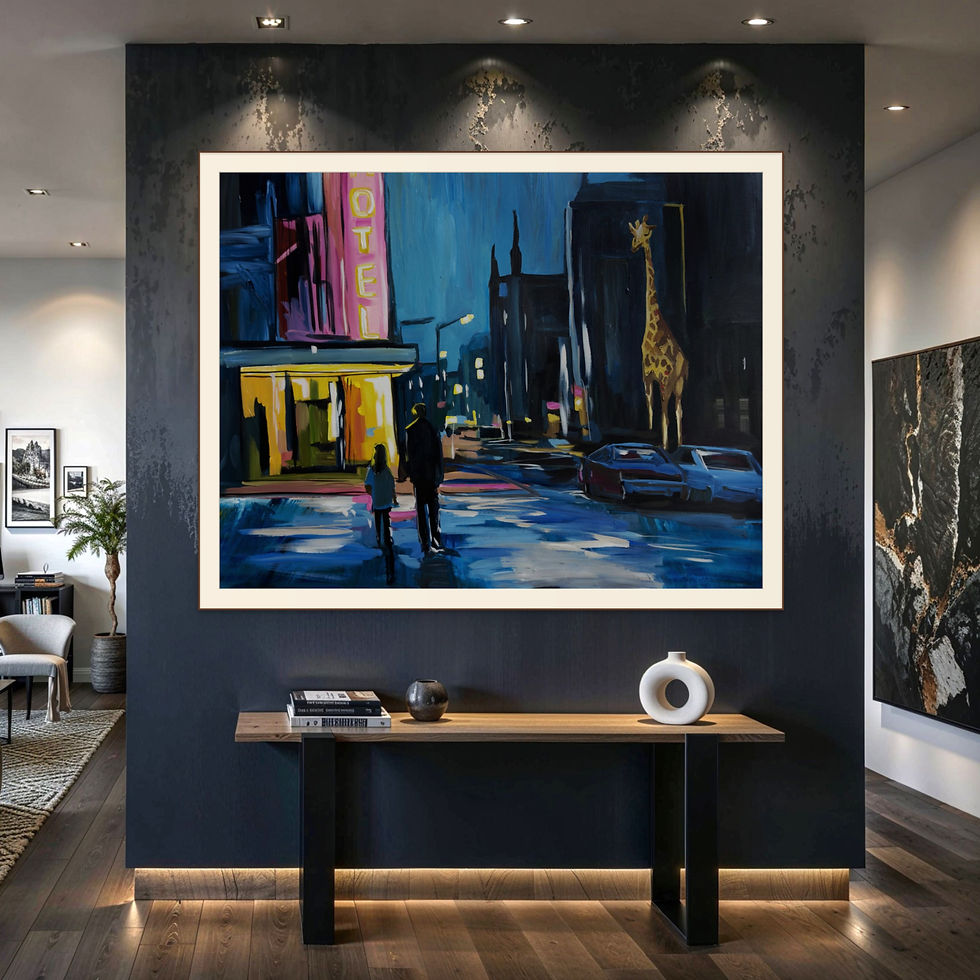Thumbnail: Neon safari  - Limited Edition Print