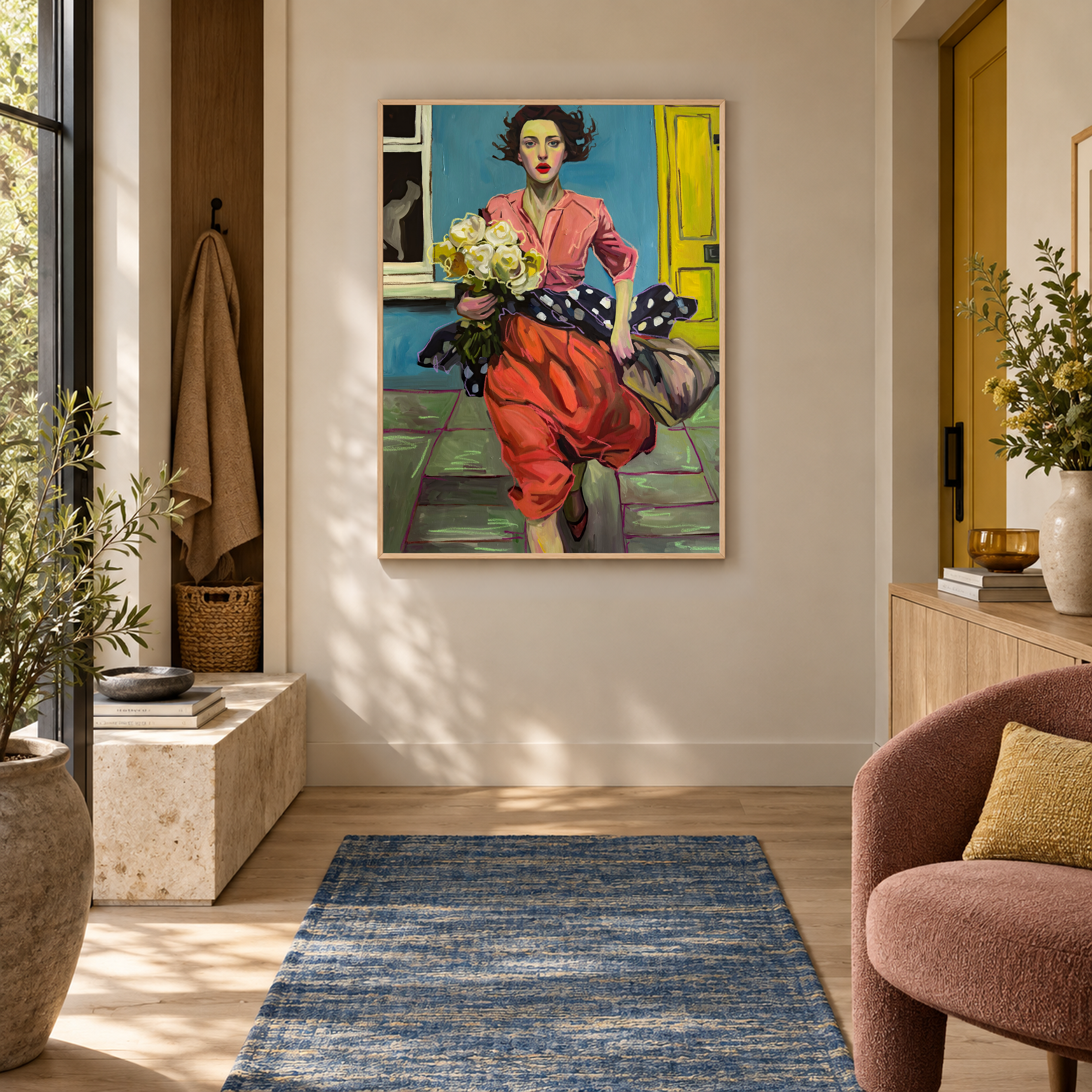 Rushing Out - Original Painting