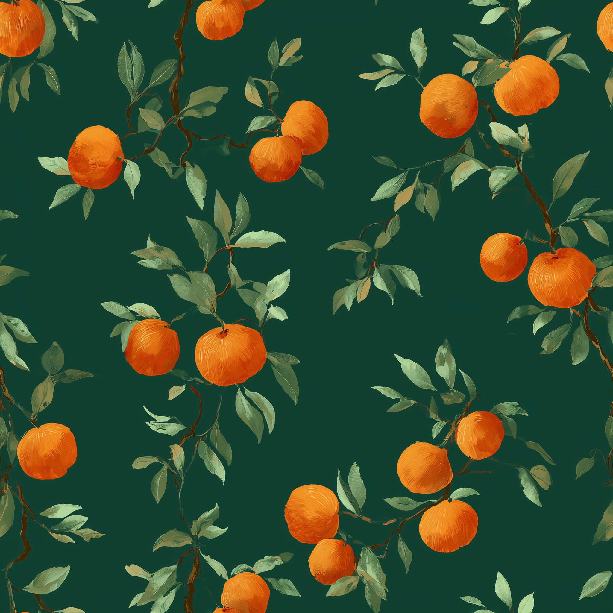 Tangerine Trellis