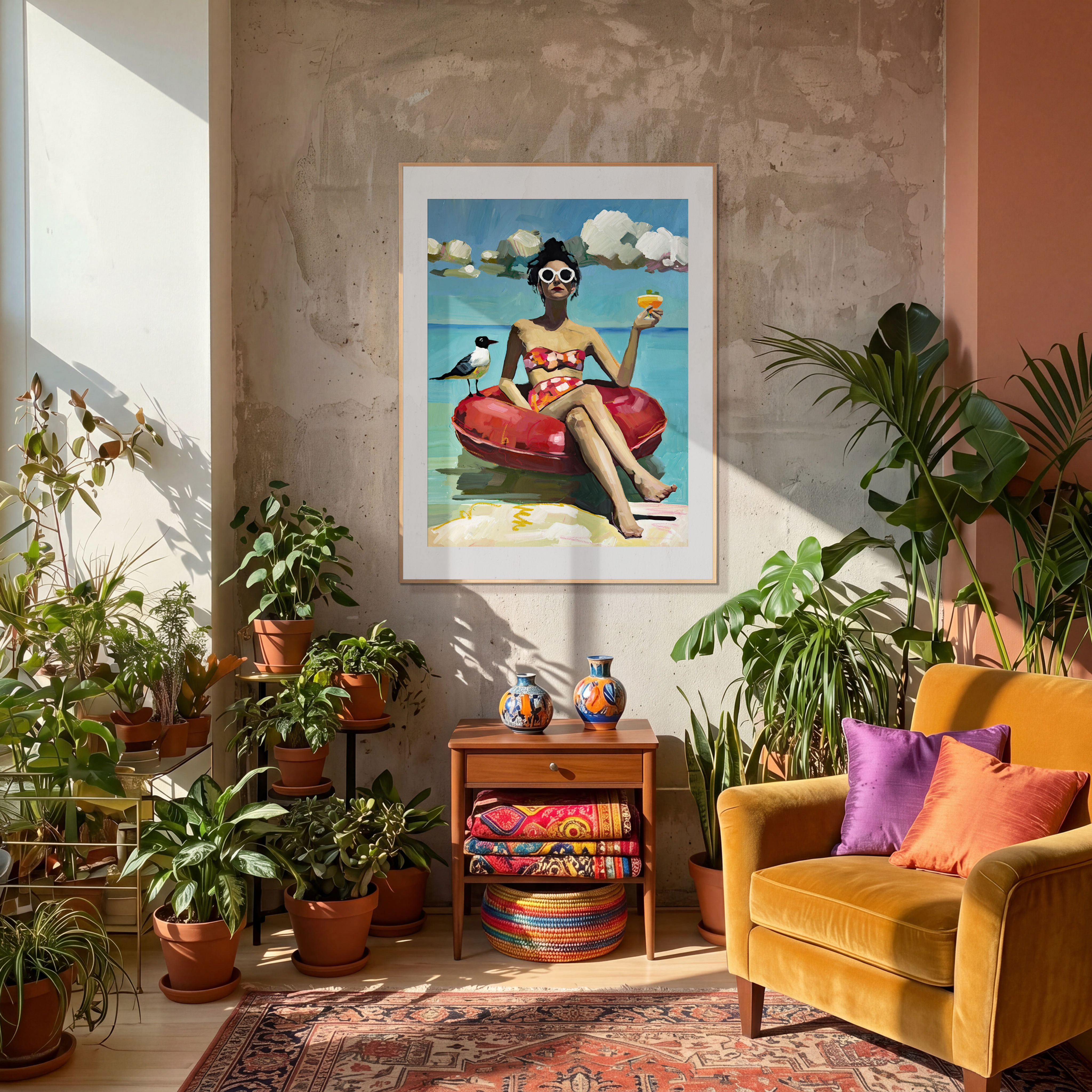 Retro Vacation - Paper Print