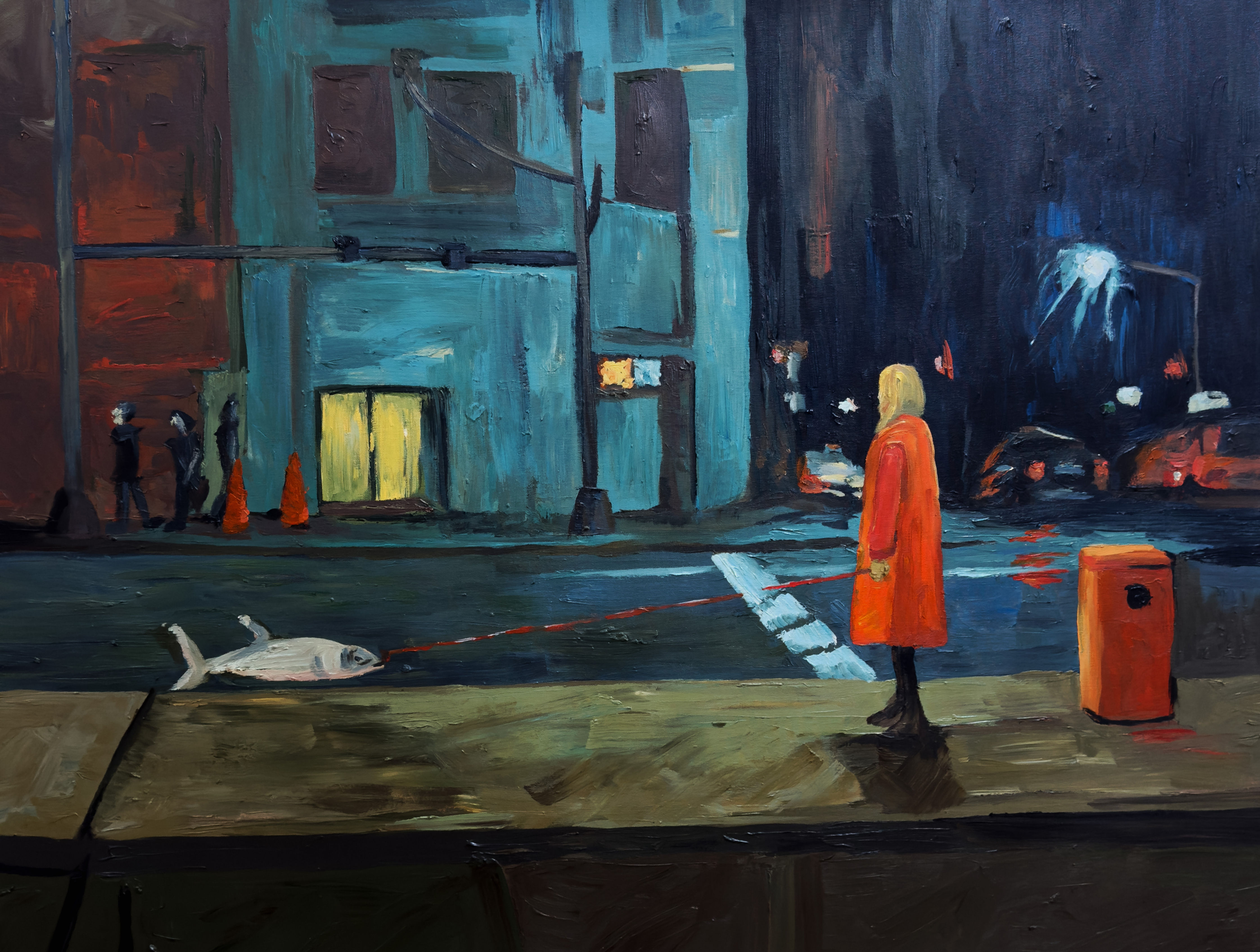 The last crossing  Canvas Print