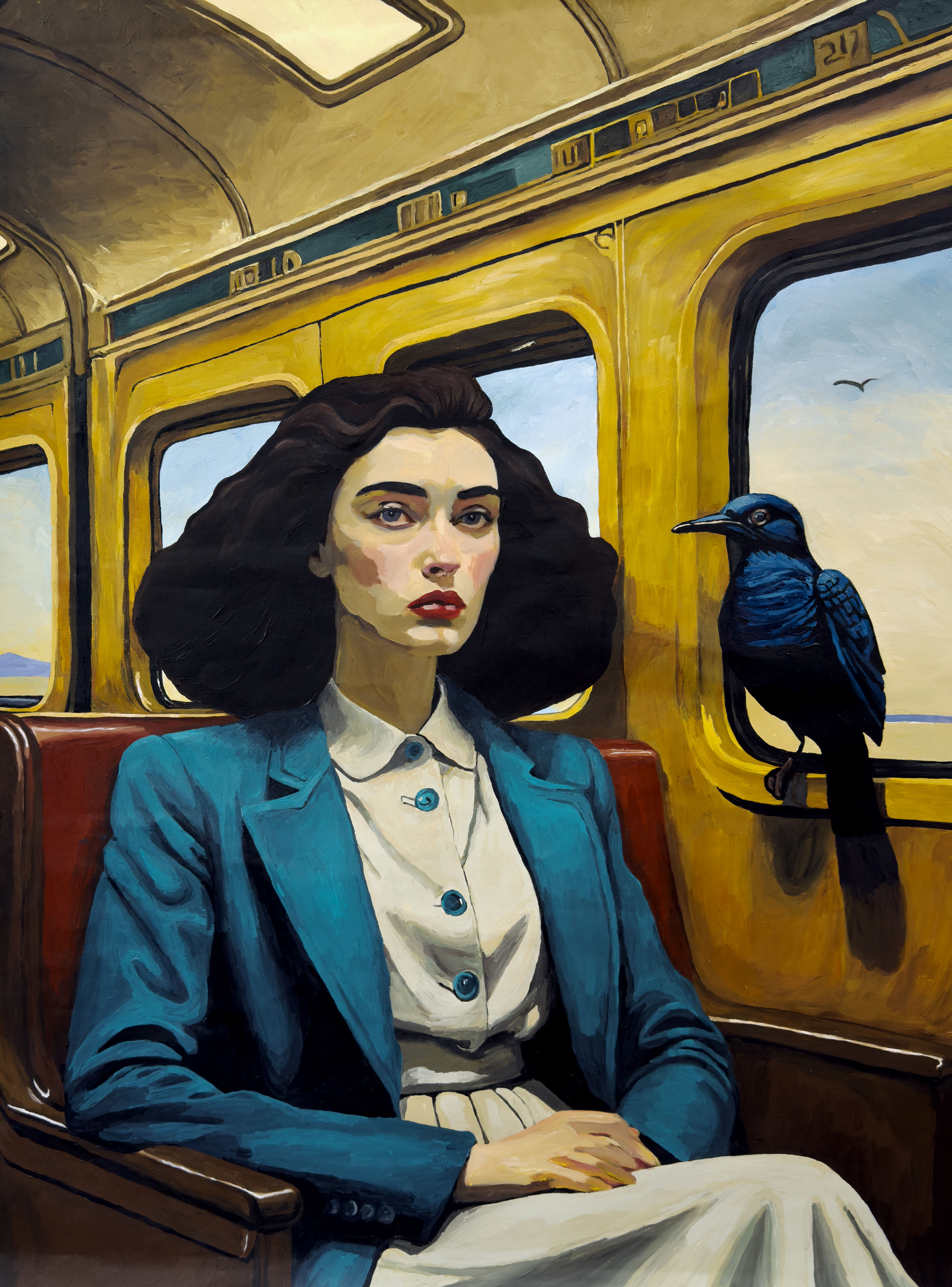 Runaway train Canvas Print