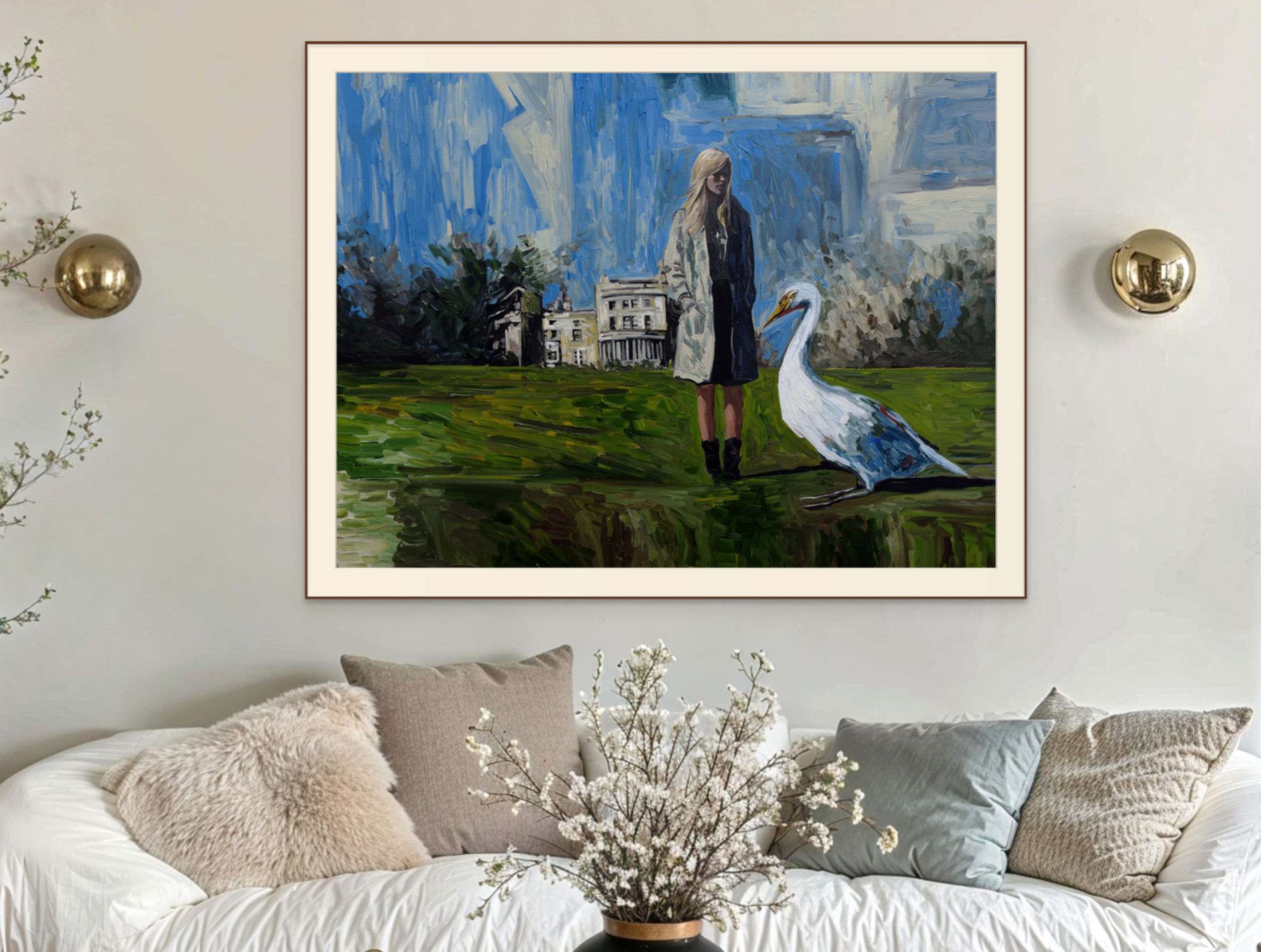 Grace on the lawn - Limited Edition Print