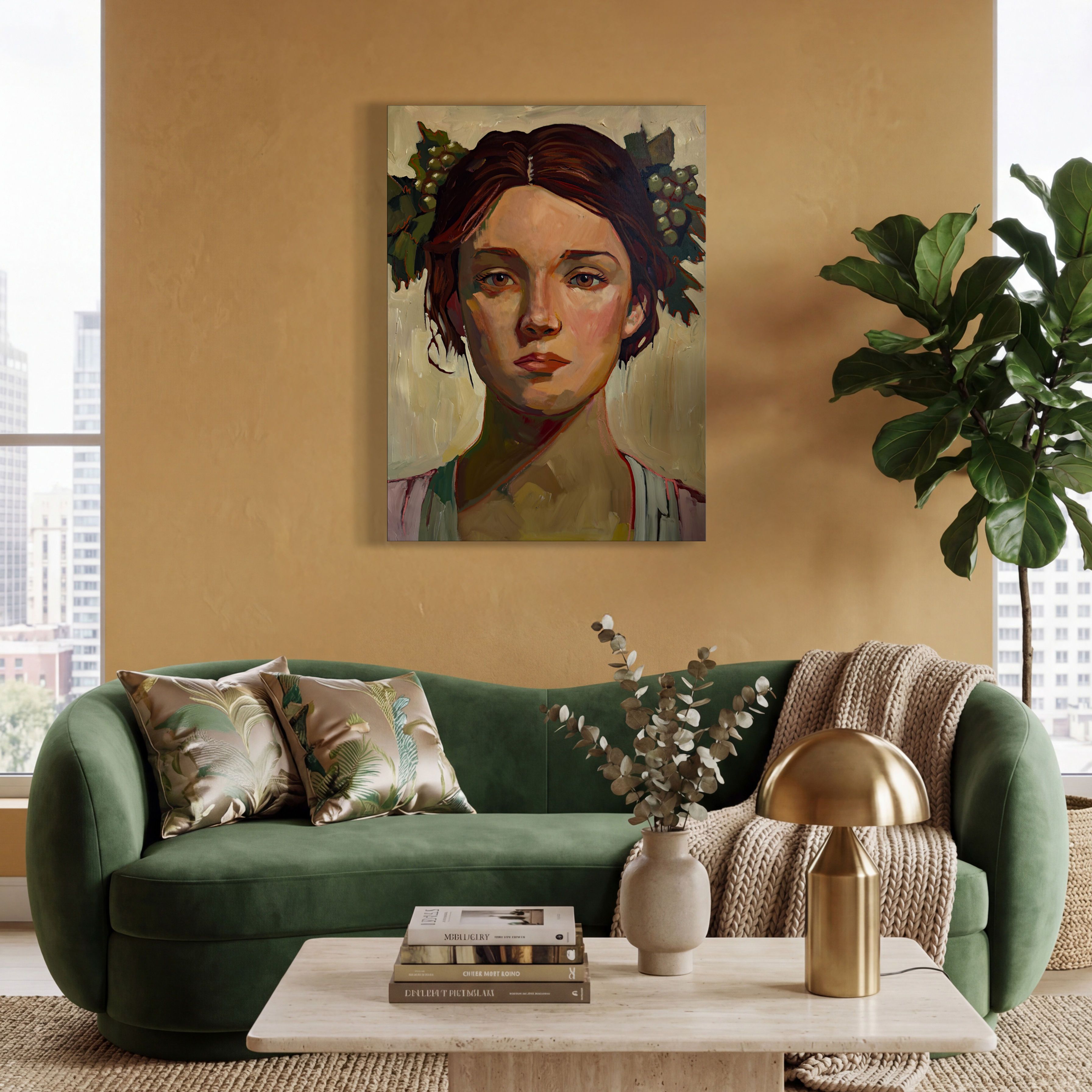 Grape Godess - Canvas Print