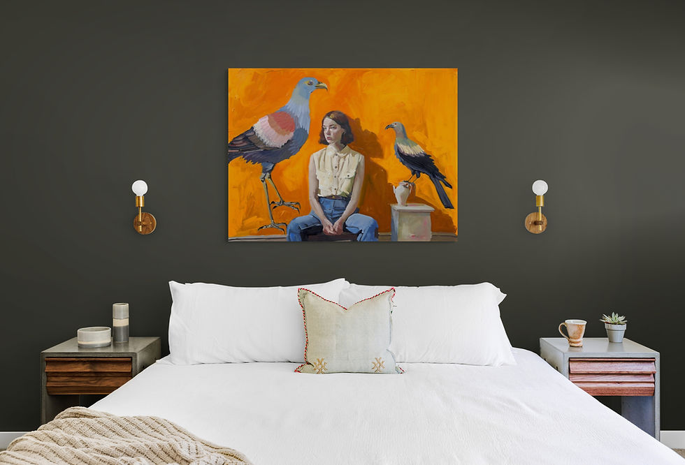 Thumbnail: Bird logic Canvas Print