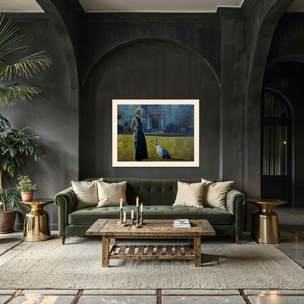 Thumbnail: Stork of the estate   - Limited Edition Print