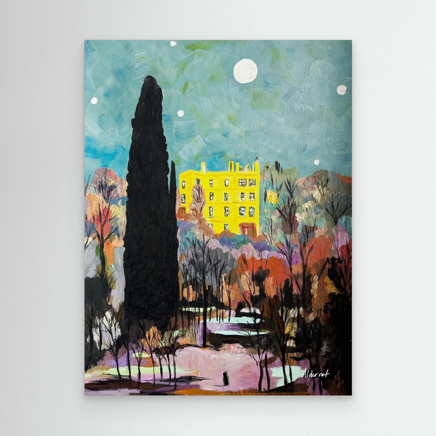 Central Park Scene - Canvas Print*