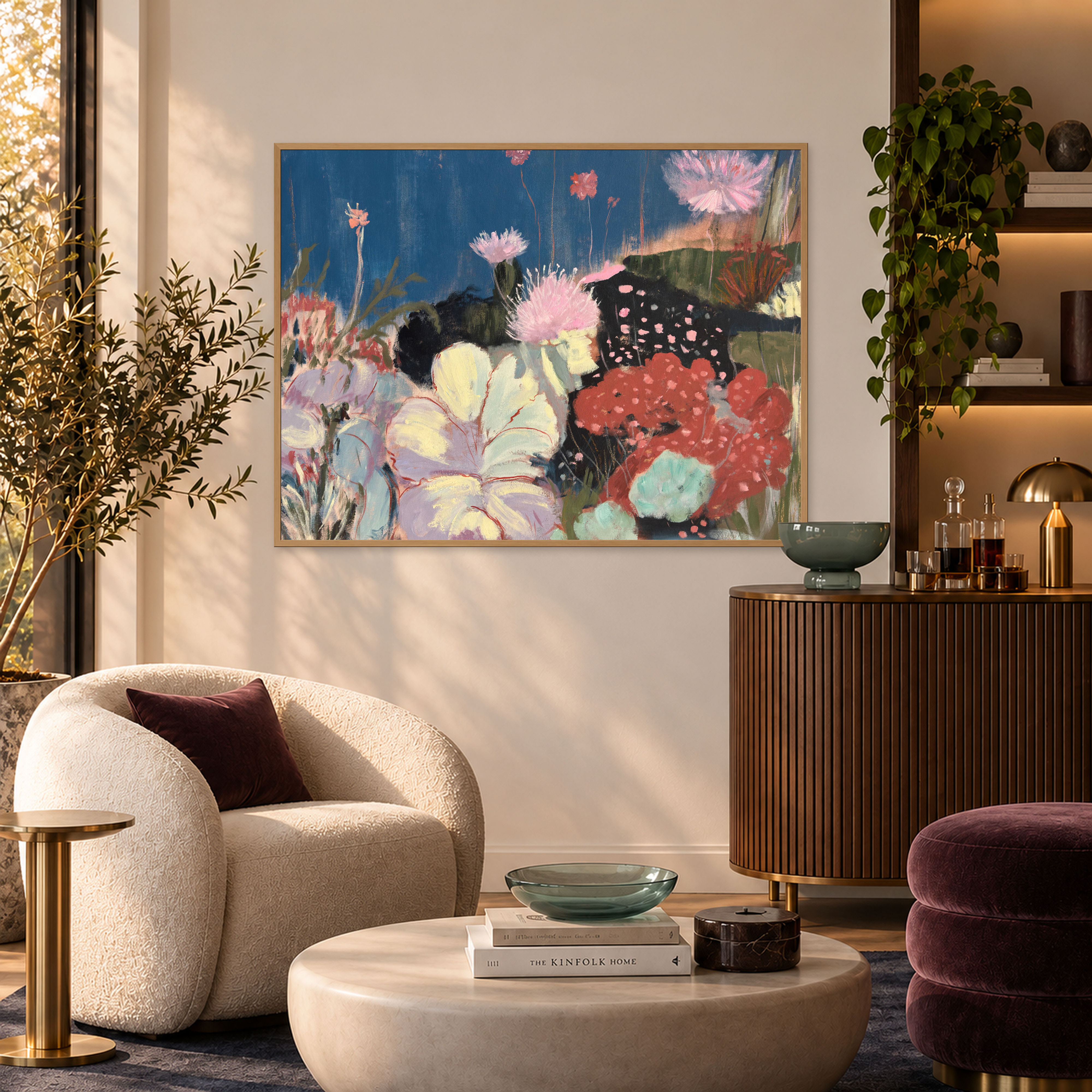Midnight Bloom - CONTEMPORARY Original Painting