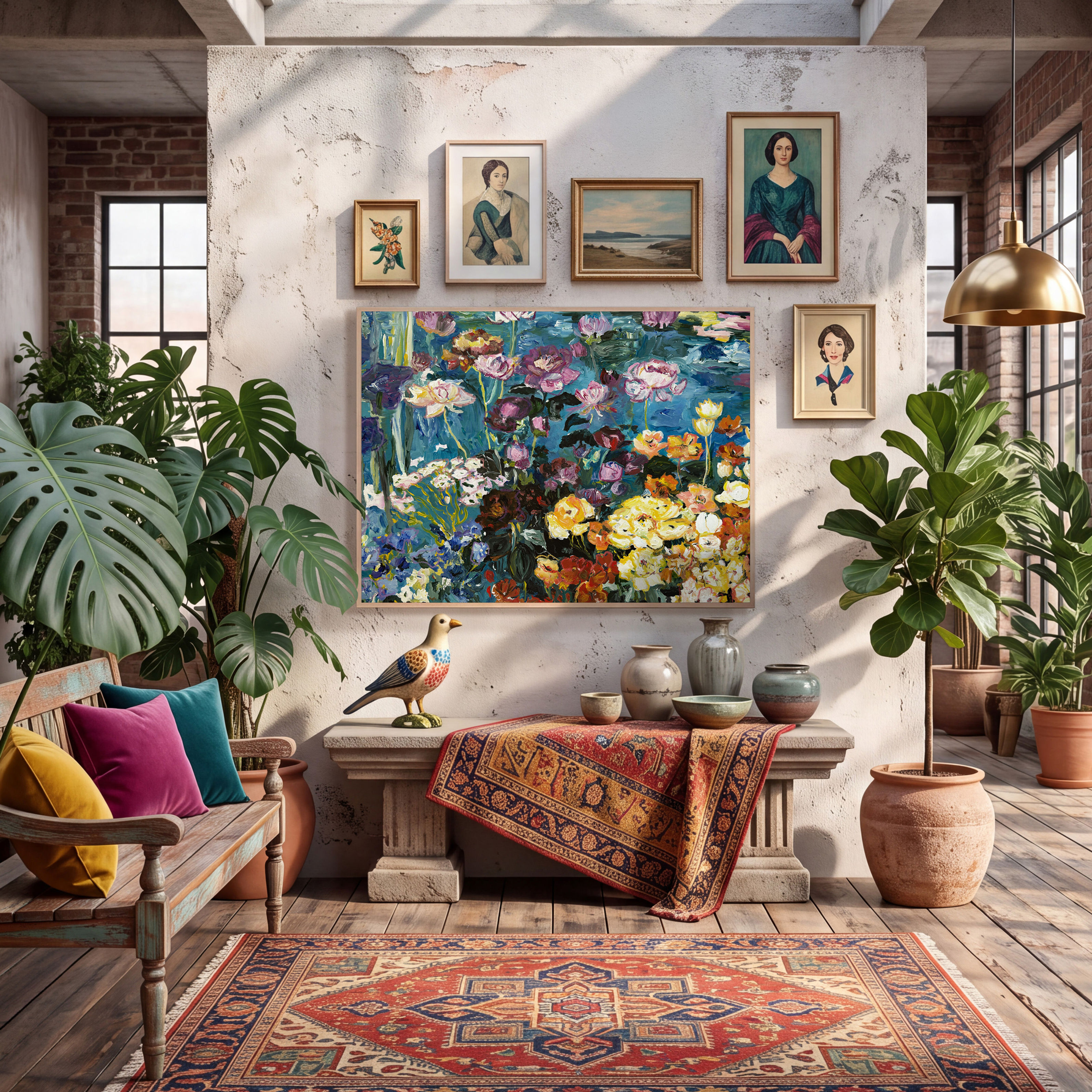 Pond of Wildflower - Original Painting