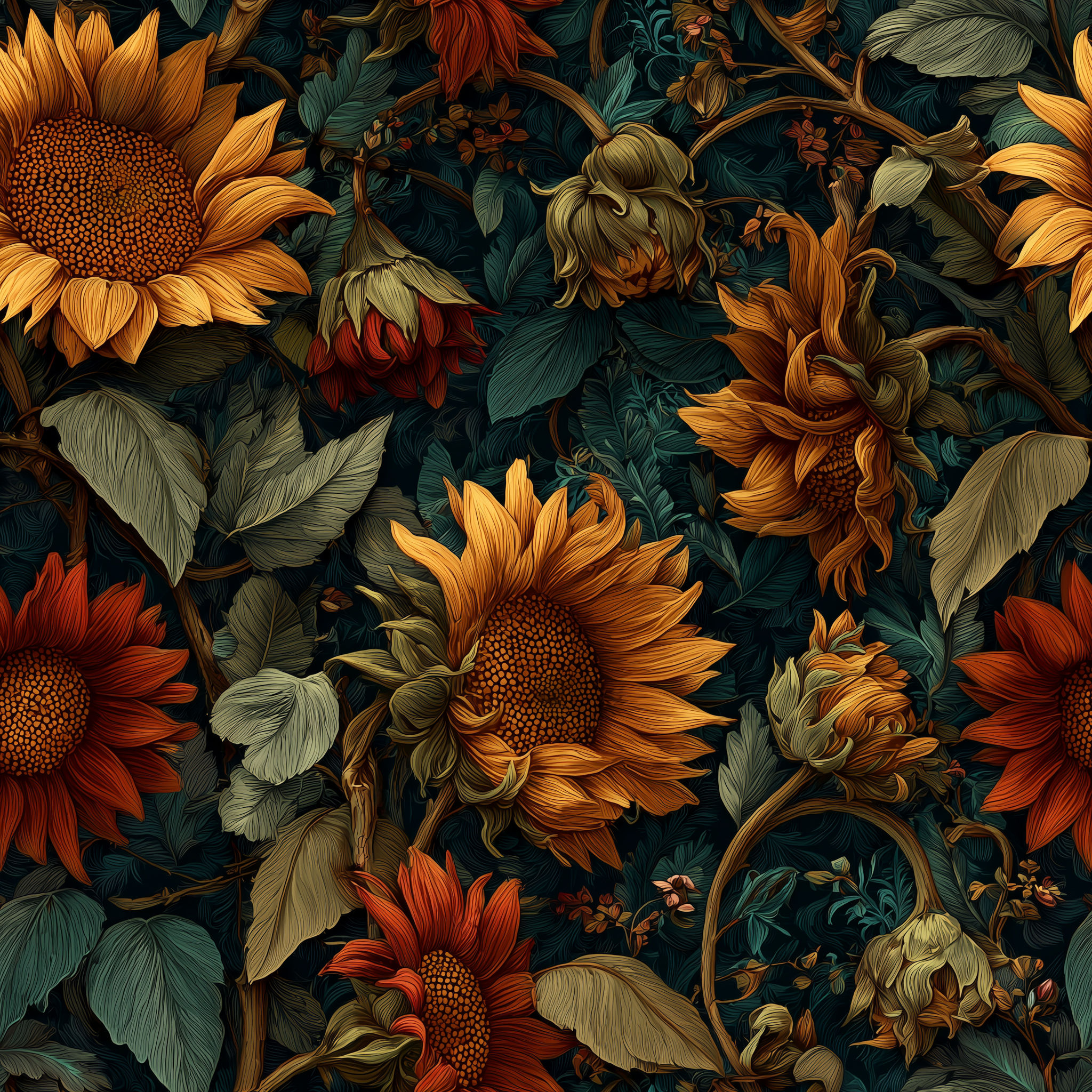 Autumn Sunflower