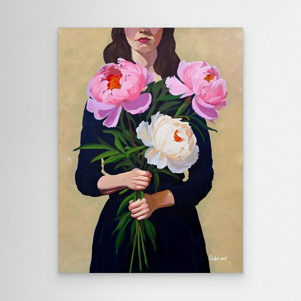 Thumbnail: Bouquet For Her - Canvas Print*
